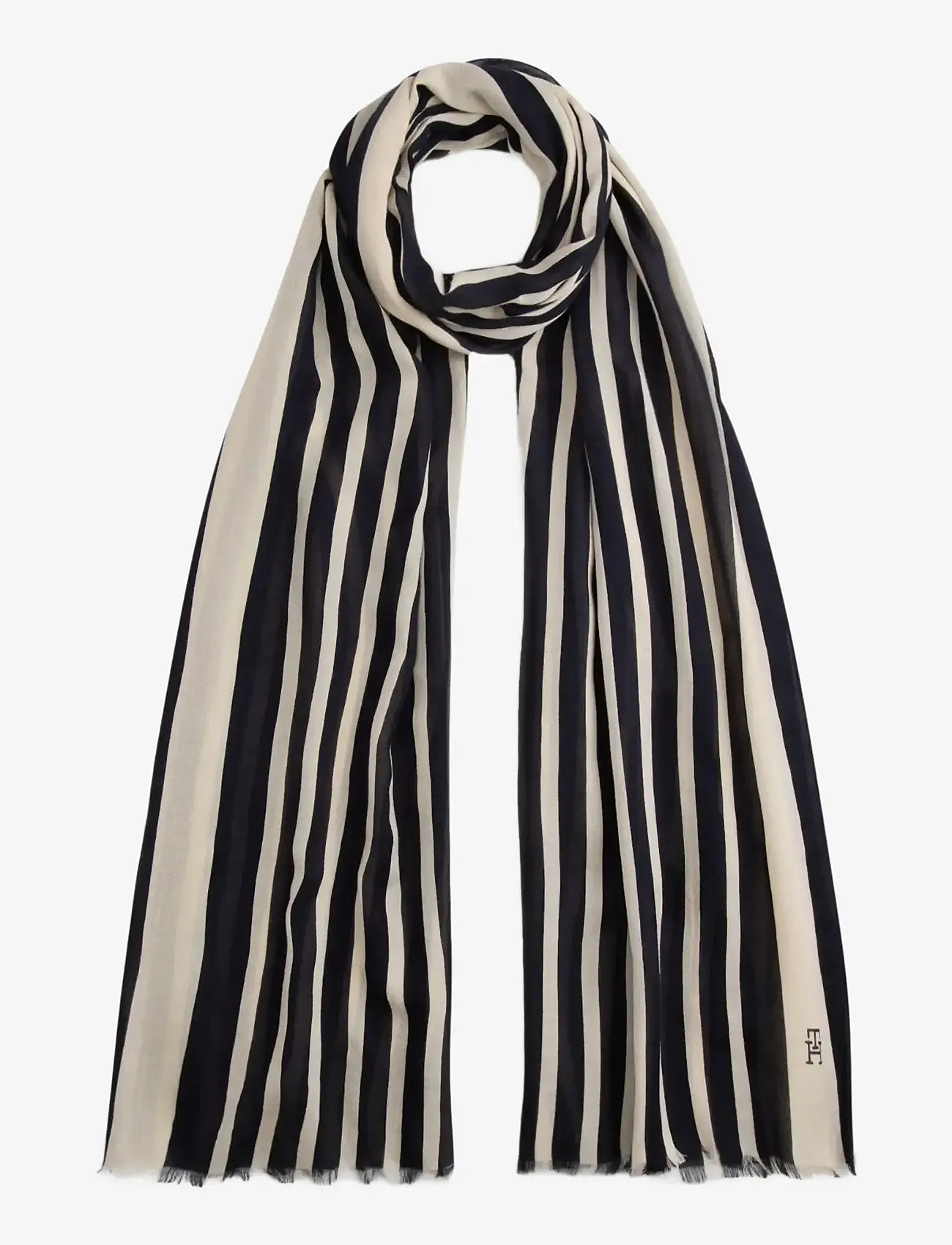 Tommy Hilfiger - TH ELEVATED CHIC SCARF - tynde tørklæder - space blue - 1