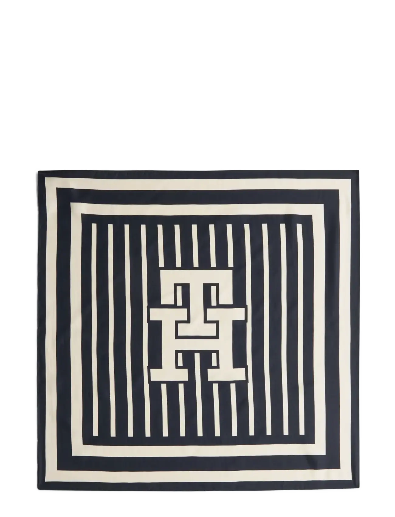 TOMMY HILFIGER Th Elevated Chic Silk Square Navy - One Size - Damen