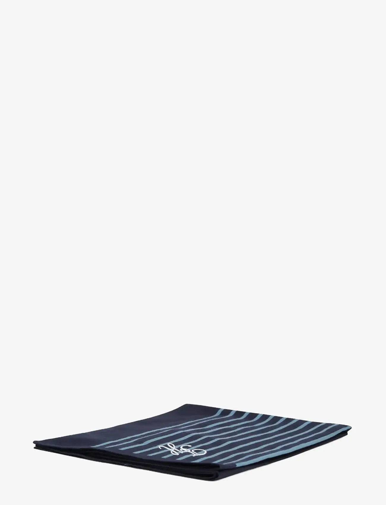 Tommy Hilfiger - TH NAUTICAL SCRIPT COTTON SQUARE - tynde tørklæder - space blue - 2