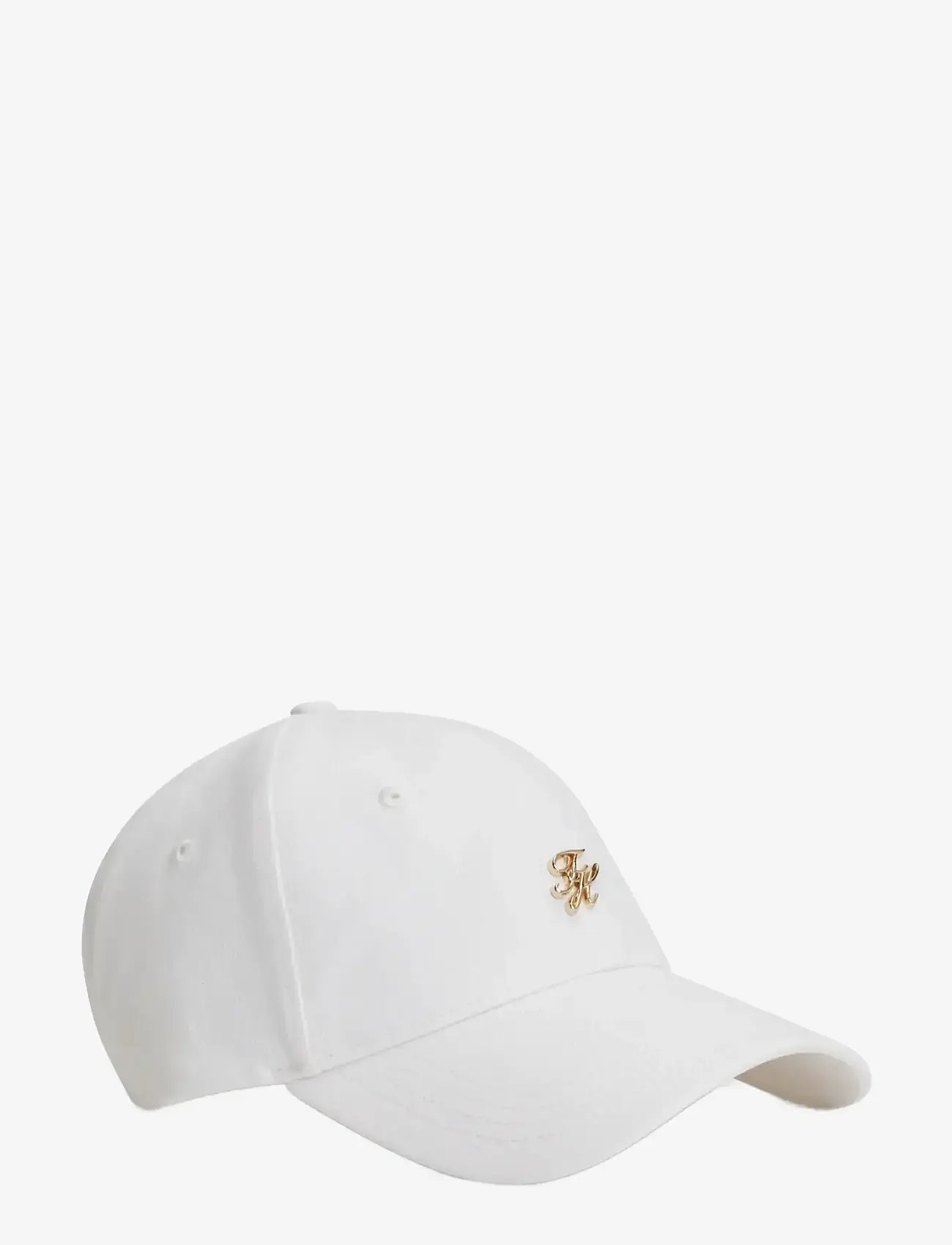 Tommy Hilfiger - TH SCRIPT LINEN CAP - kasketter & caps - optic white - 0