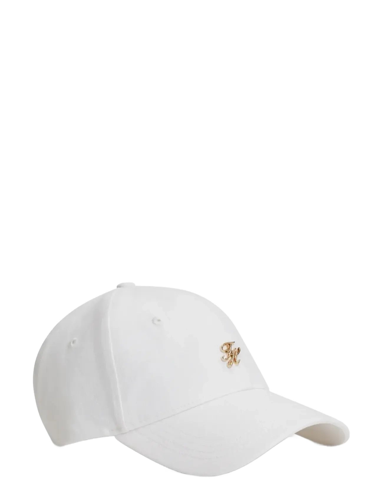 Tommy Hilfiger TH SCRIPT LINEN CAP - Aksessuaarid - OPTIC WHITE / white