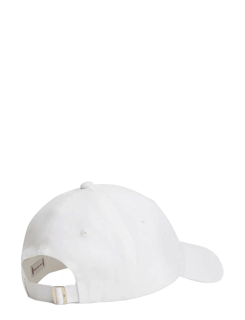 Tommy Hilfiger - TH SCRIPT LINEN CAP - kappen - optic white - 1