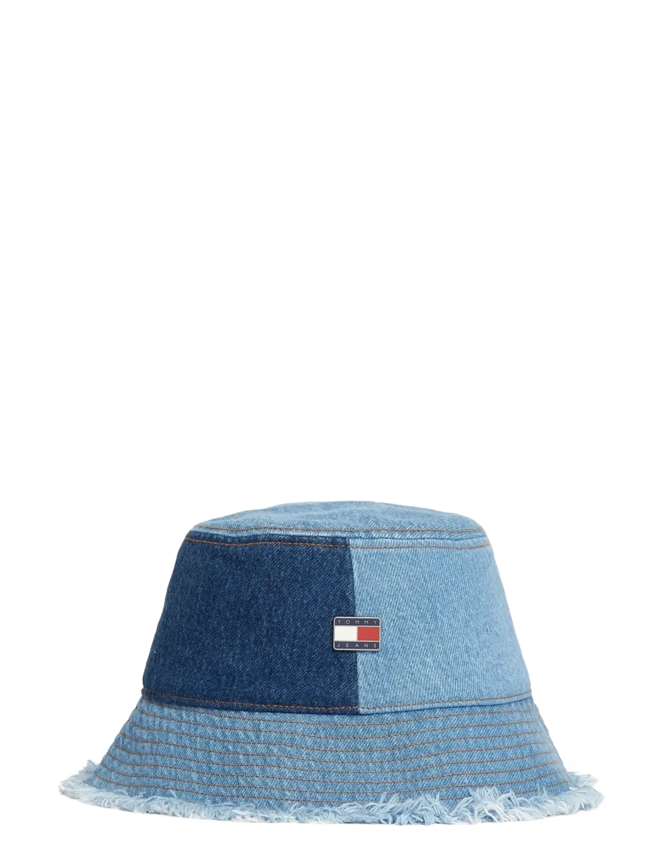 TOMMY HILFIGER Tjw Denim Patchwork Bucket Blau - One Size - Damen