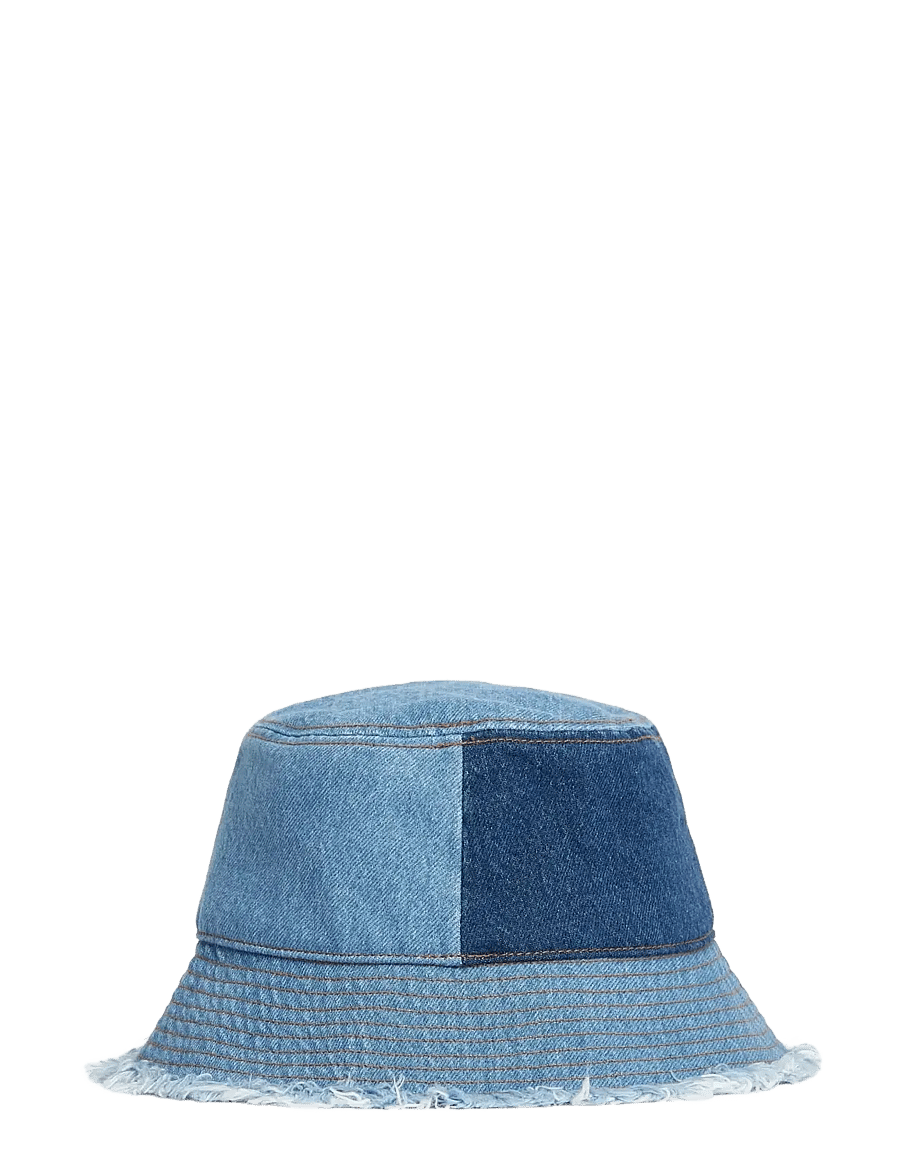 Tommy Hilfiger - TJW DENIM PATCHWORK BUCKET - anglerhüte - denim patch - 1