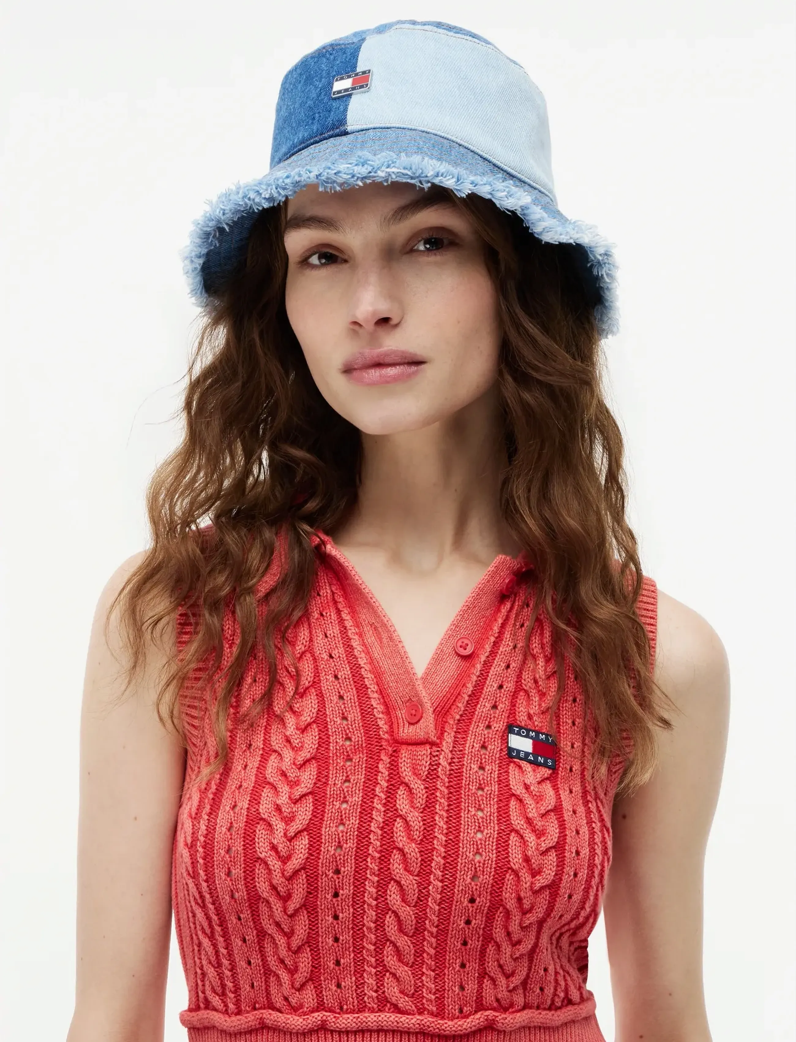 Tommy Hilfiger - TJW DENIM PATCHWORK BUCKET - bucket hats - denim patch - 2