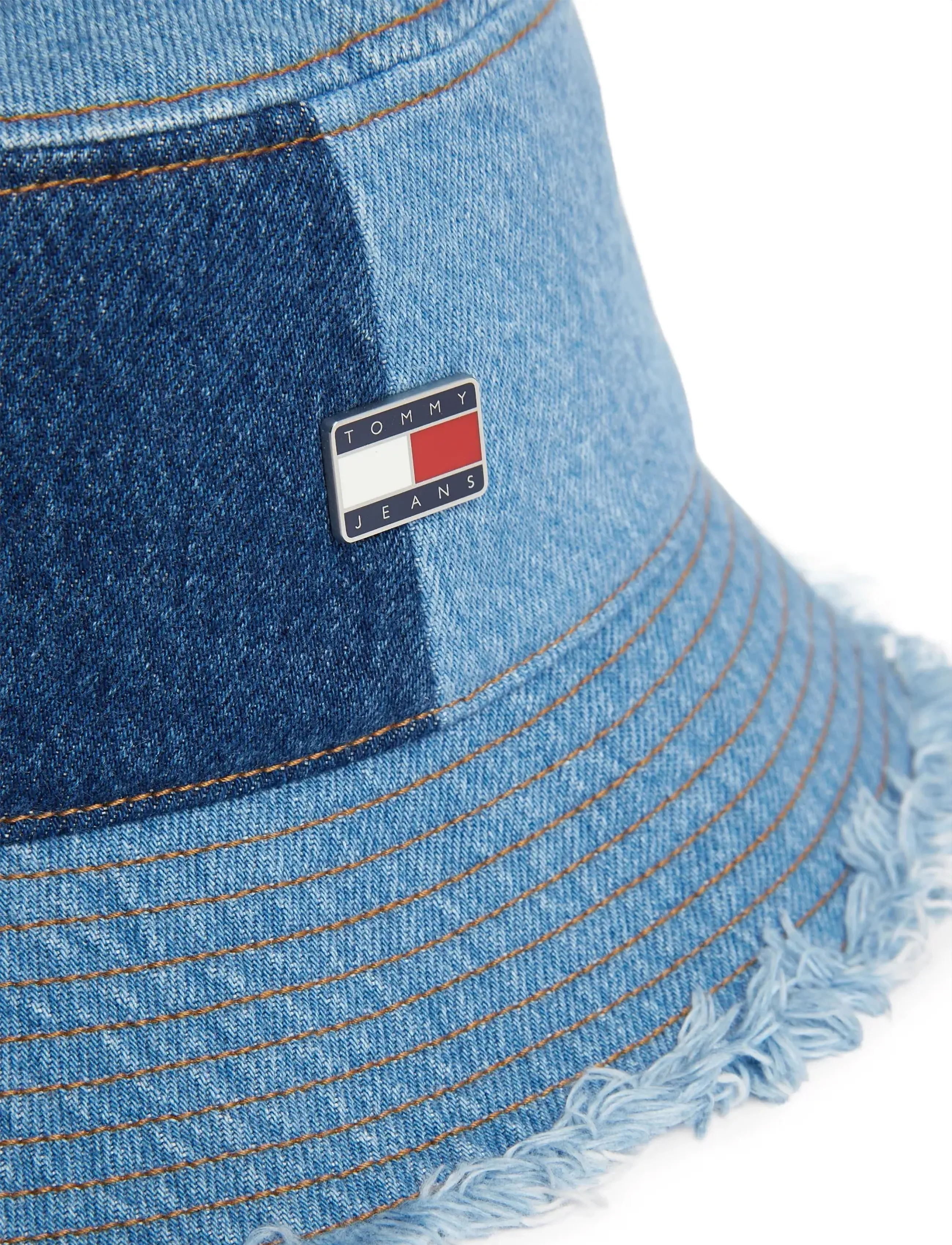 Tommy Hilfiger - TJW DENIM PATCHWORK BUCKET - bucket hats - denim patch - 3