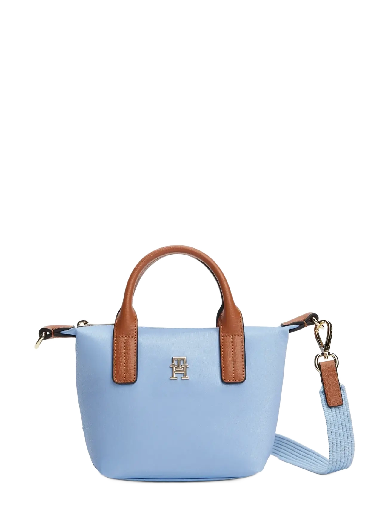 Tommy Hilfiger POPETTE MICRO TOTE - Handväskor - WELL WATER / blue