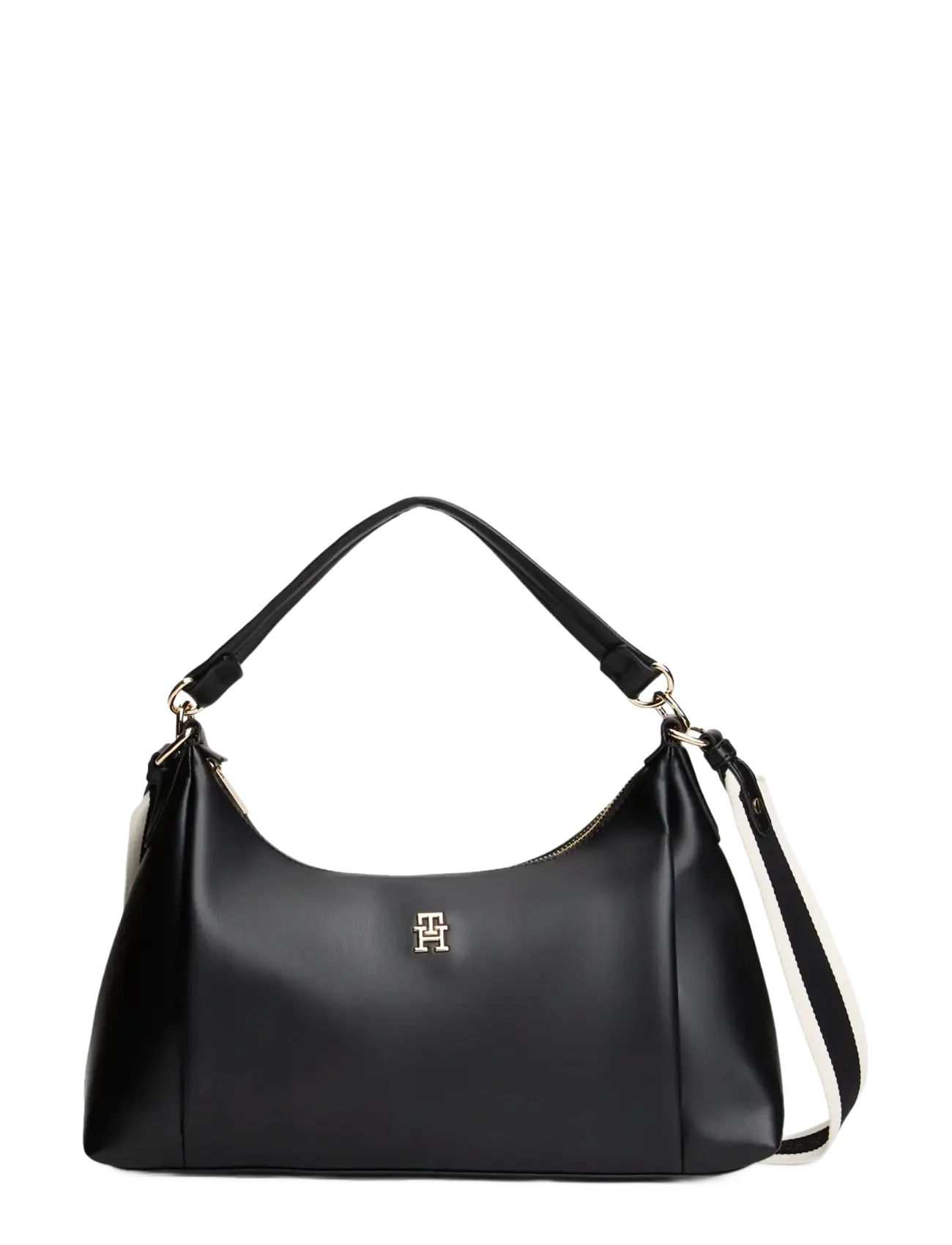 Tommy Hilfiger TH ESSENTIAL SHOULDER BAG - Kollektionen - BLACK / black