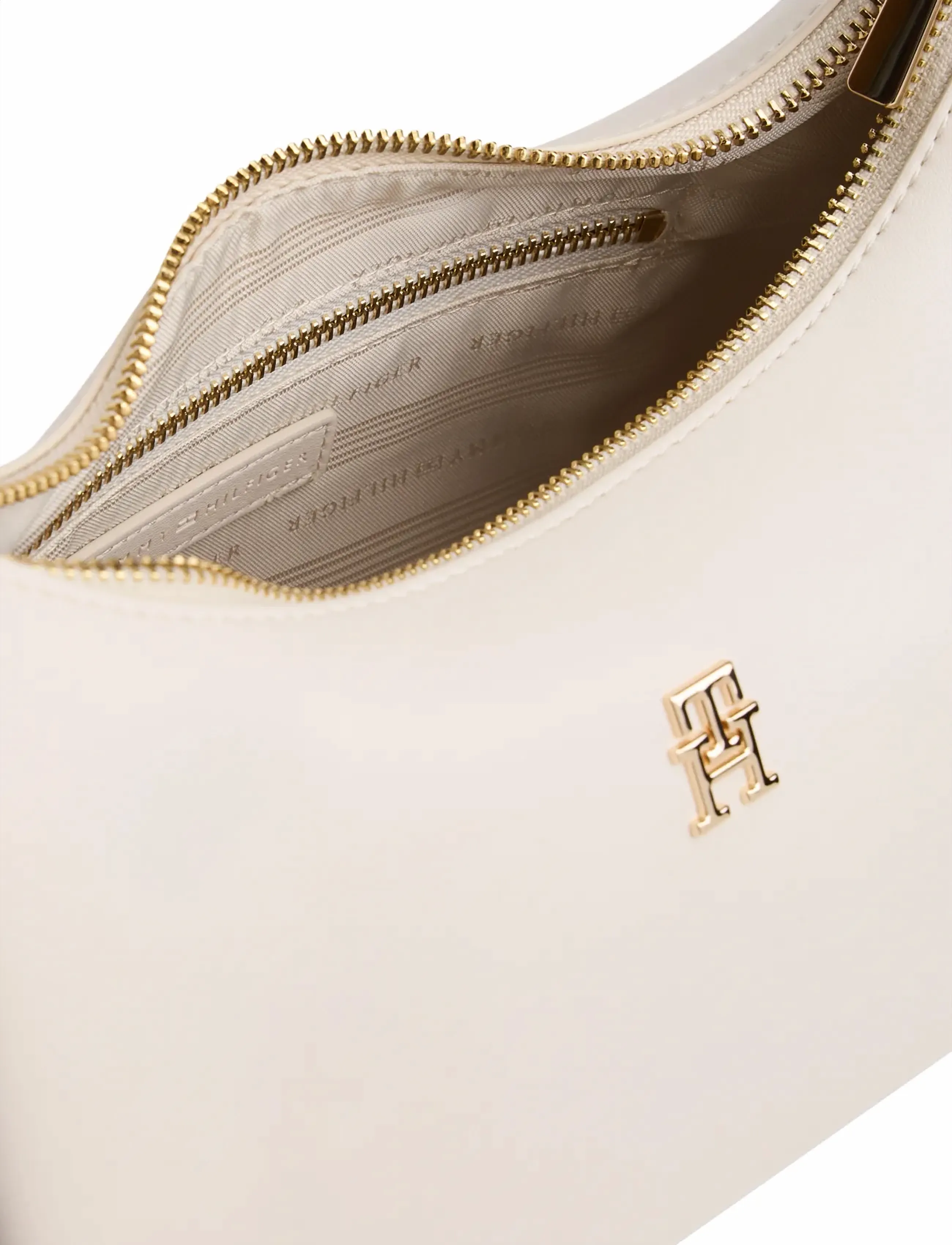 Tommy Hilfiger - TH ESSENTIAL SHOULDER BAG - festtøj til outletpriser - soft cream - 4