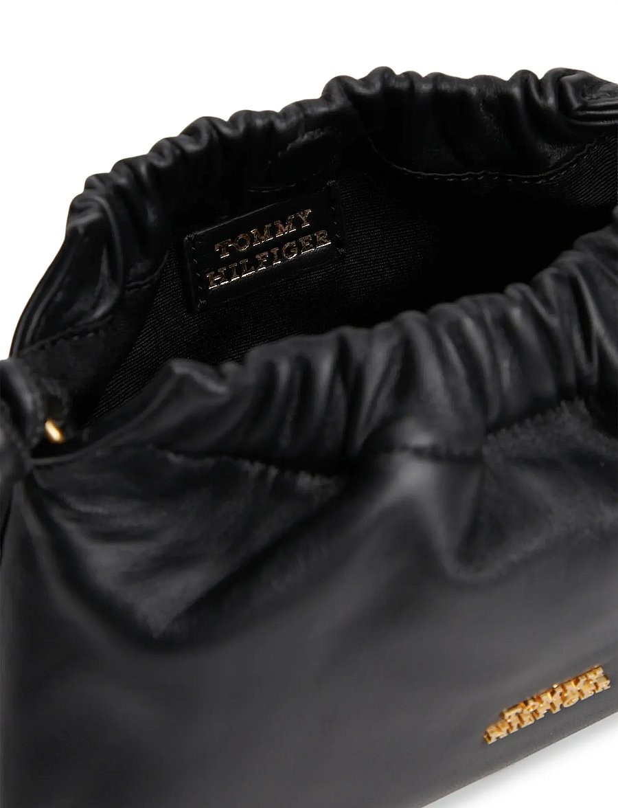 Tommy Hilfiger - TH SOFT LEATHER CROSSOVER - crossbody kotid - black - 4