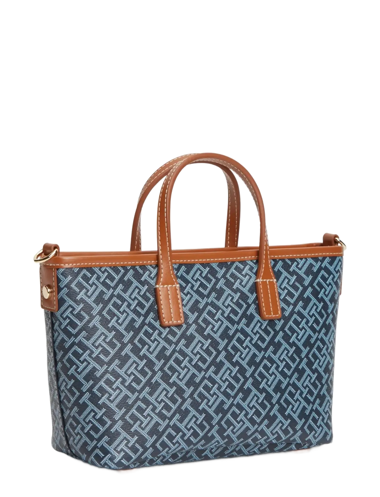 Tommy Hilfiger - TH MONOPLAY MINI TOTE STRIPE LE - tote bags - blue mix - 2