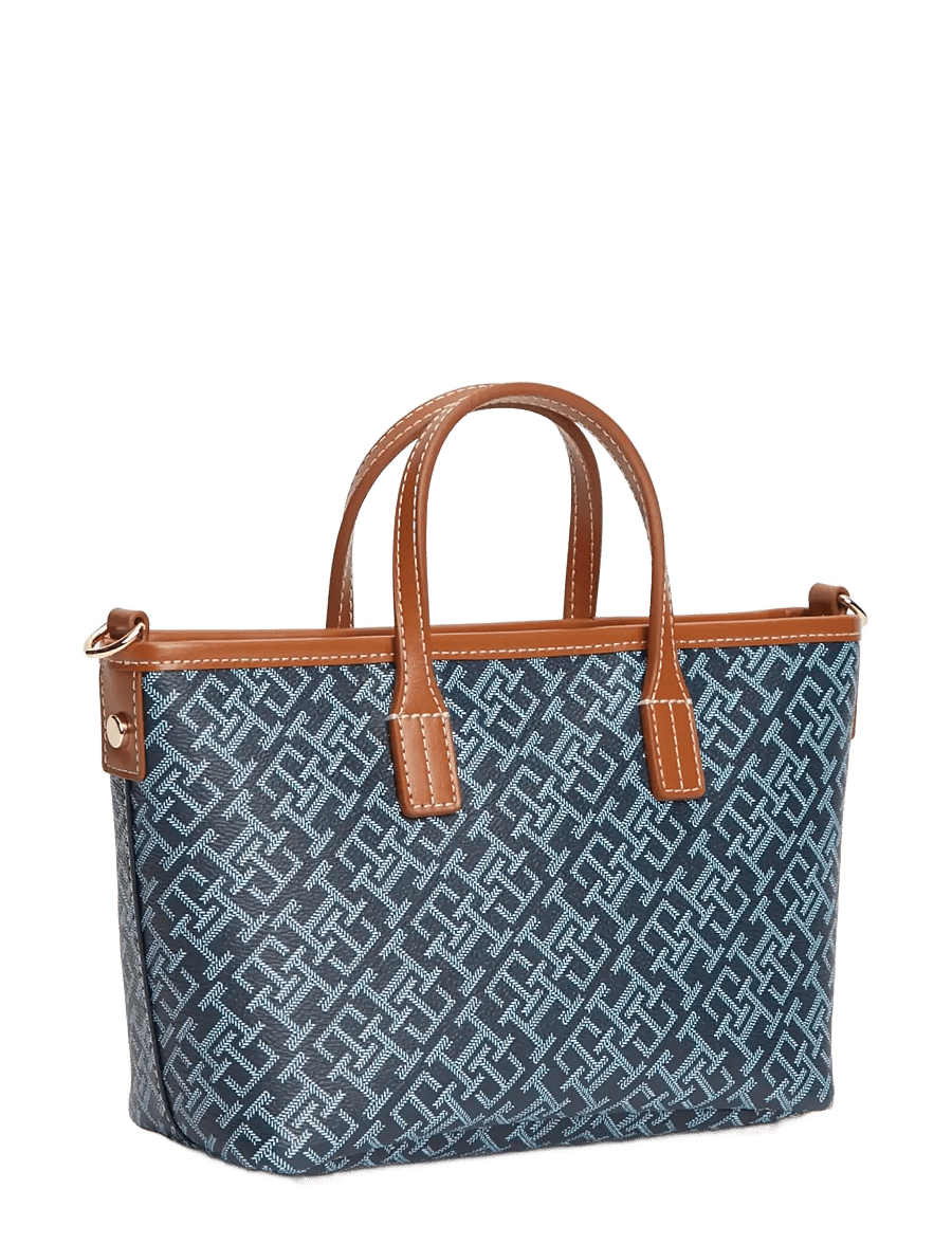 Tommy Hilfiger - TH MONOPLAY MINI TOTE STRIPE LE - tote bags - blue mix - 2