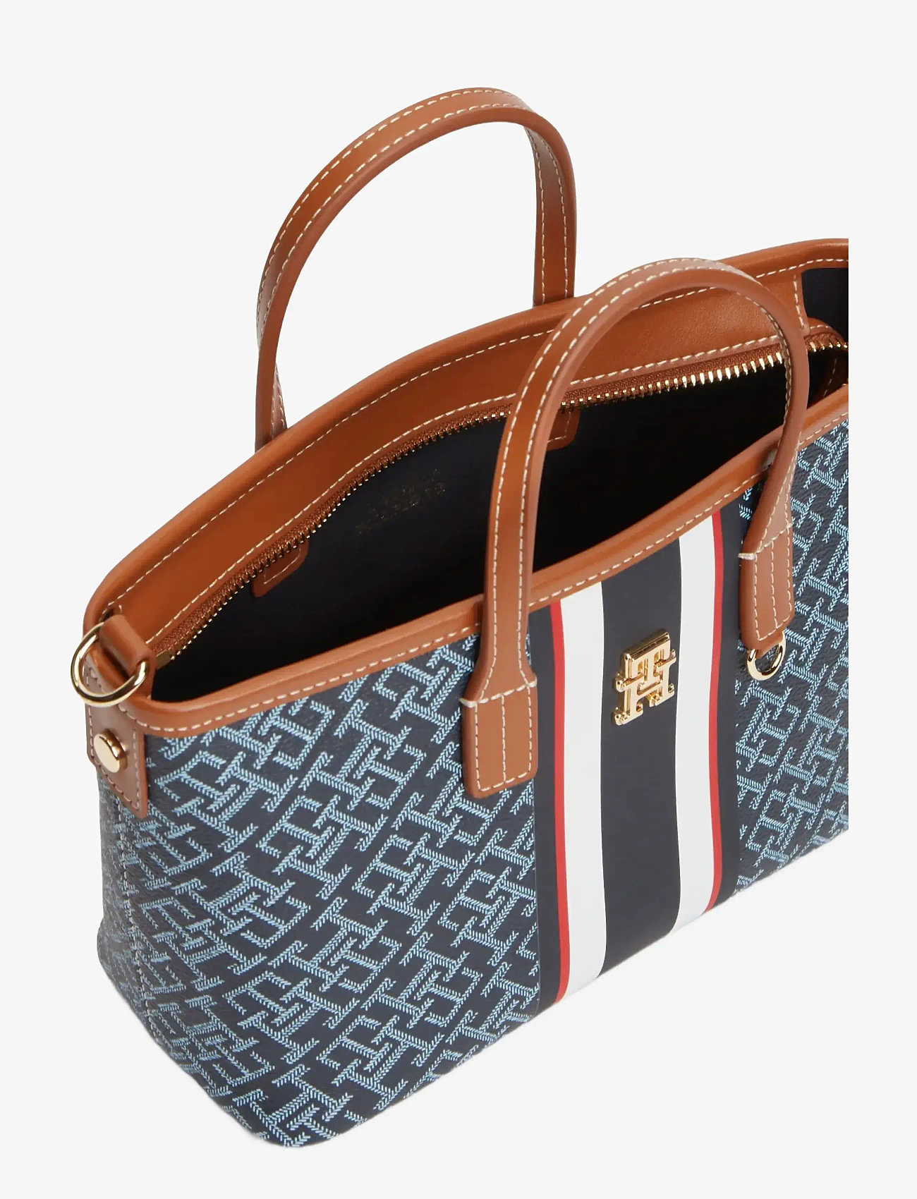 Tommy Hilfiger - TH MONOPLAY MINI TOTE STRIPE LE - totes - blue mix - 3