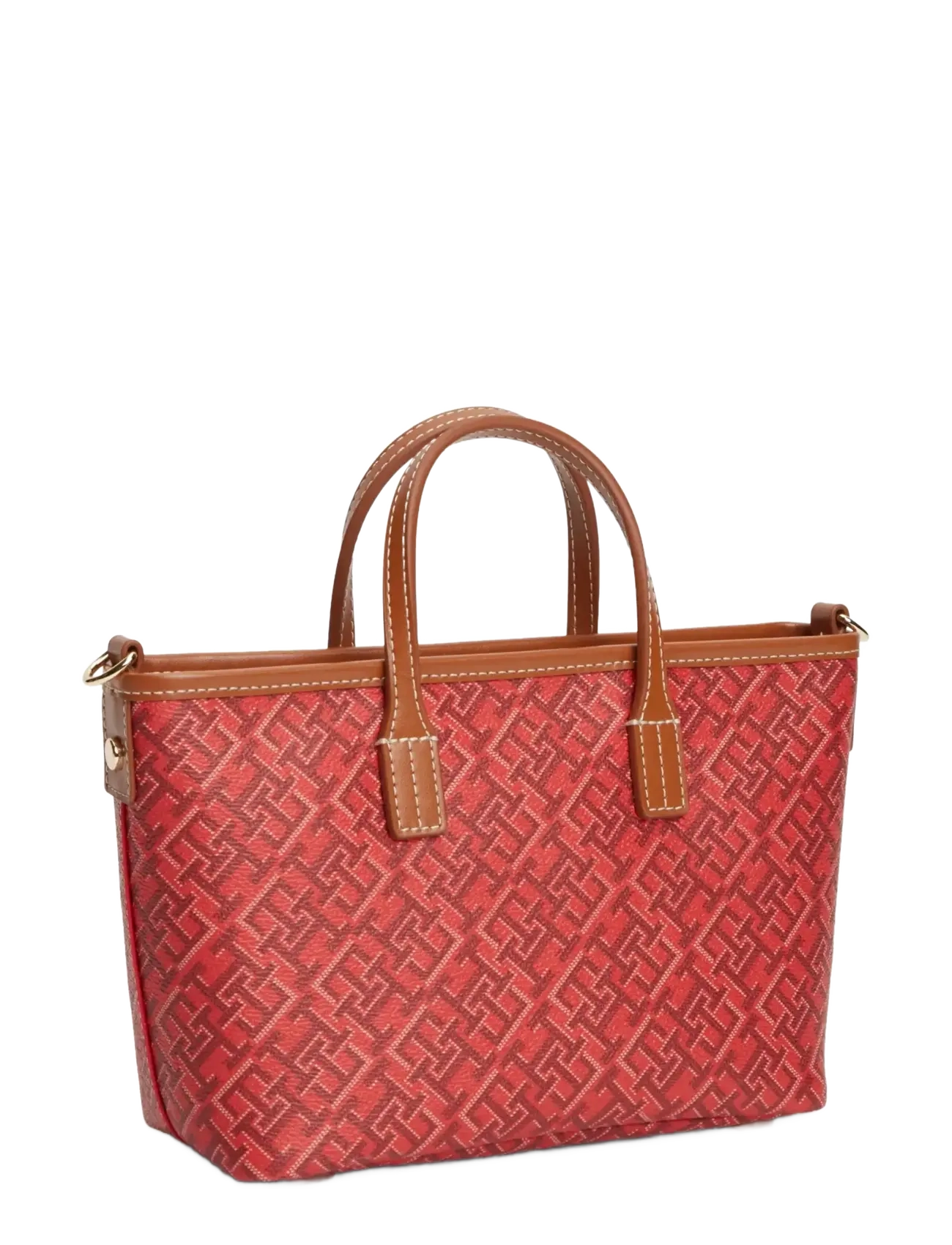 Tommy Hilfiger - TH MONOPLAY MINI TOTE STRIPE LE - totes - red mix - 2