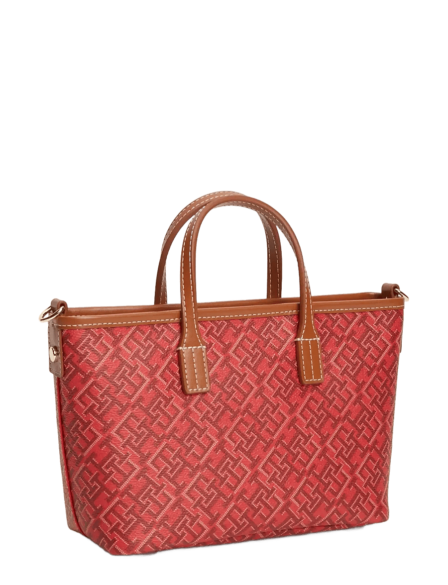 Tommy Hilfiger - TH MONOPLAY MINI TOTE STRIPE LE - kandekotid - red mix - 2