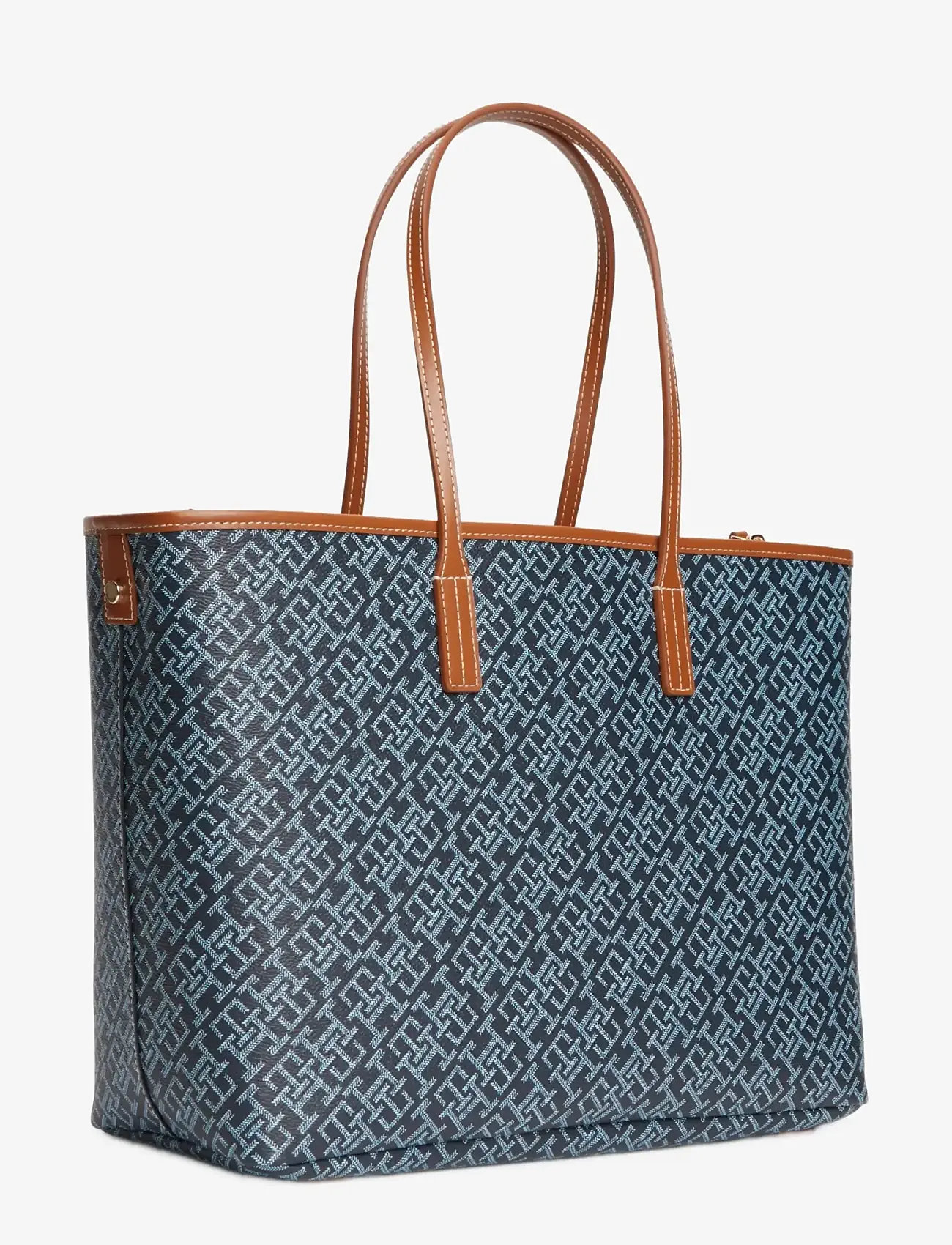 Tommy Hilfiger - TH MONOPLAY TOTE STRIPE LE - tote bags - blue mix - 2