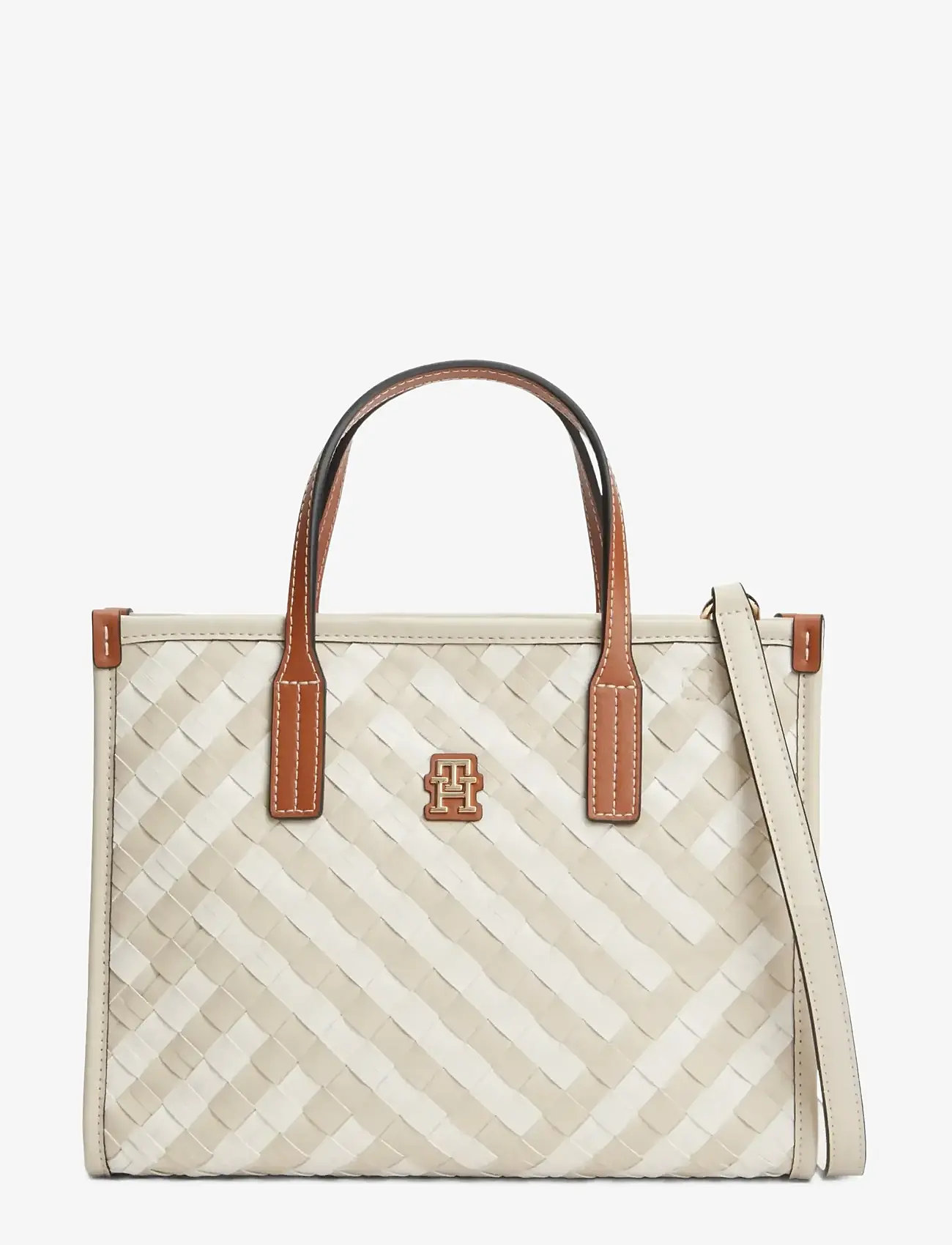 Tommy Hilfiger - TH CITY MINI TOTE - tote bags - neutral mix - 1