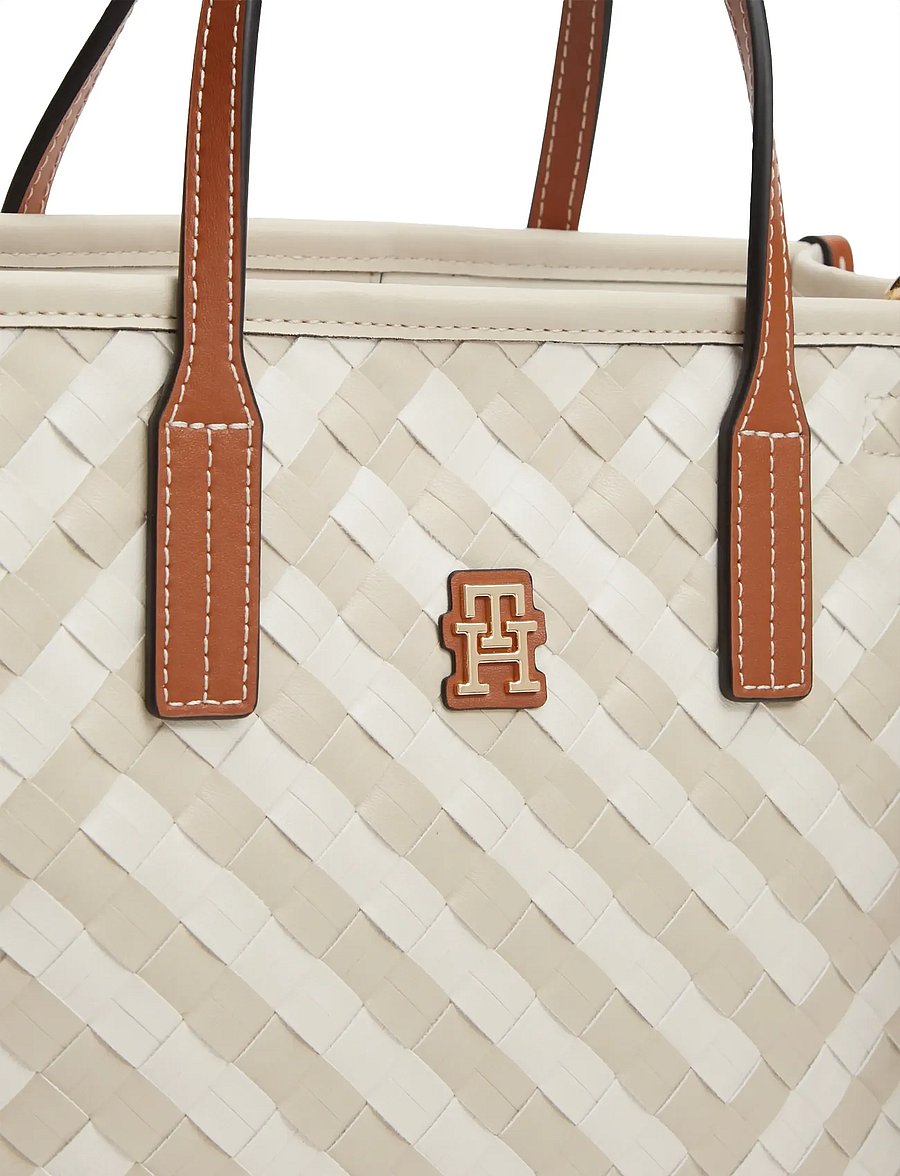 Tommy Hilfiger - TH CITY MINI TOTE - tote-stiilis kotid - neutral mix - 3