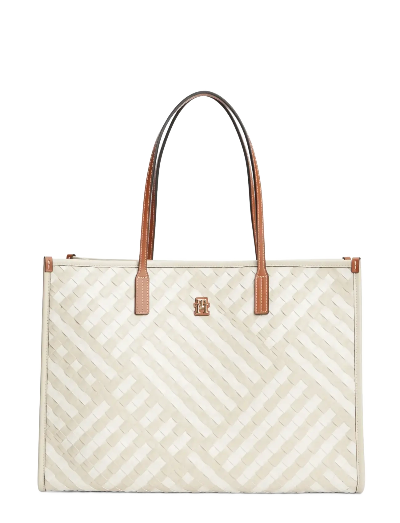Tommy Hilfiger TH CITY TOTE - Totes - NEUTRAL MIX / cream