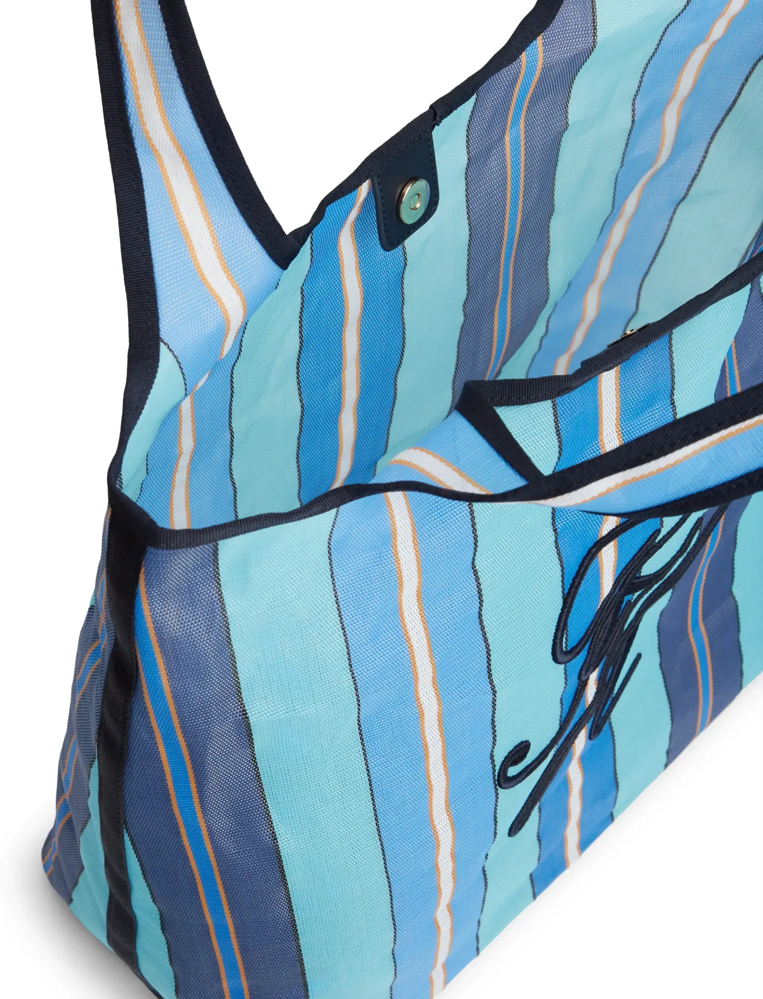 Tommy Hilfiger - TH SUMMER TOTE MESH - strandväskor - light blue multi - 3