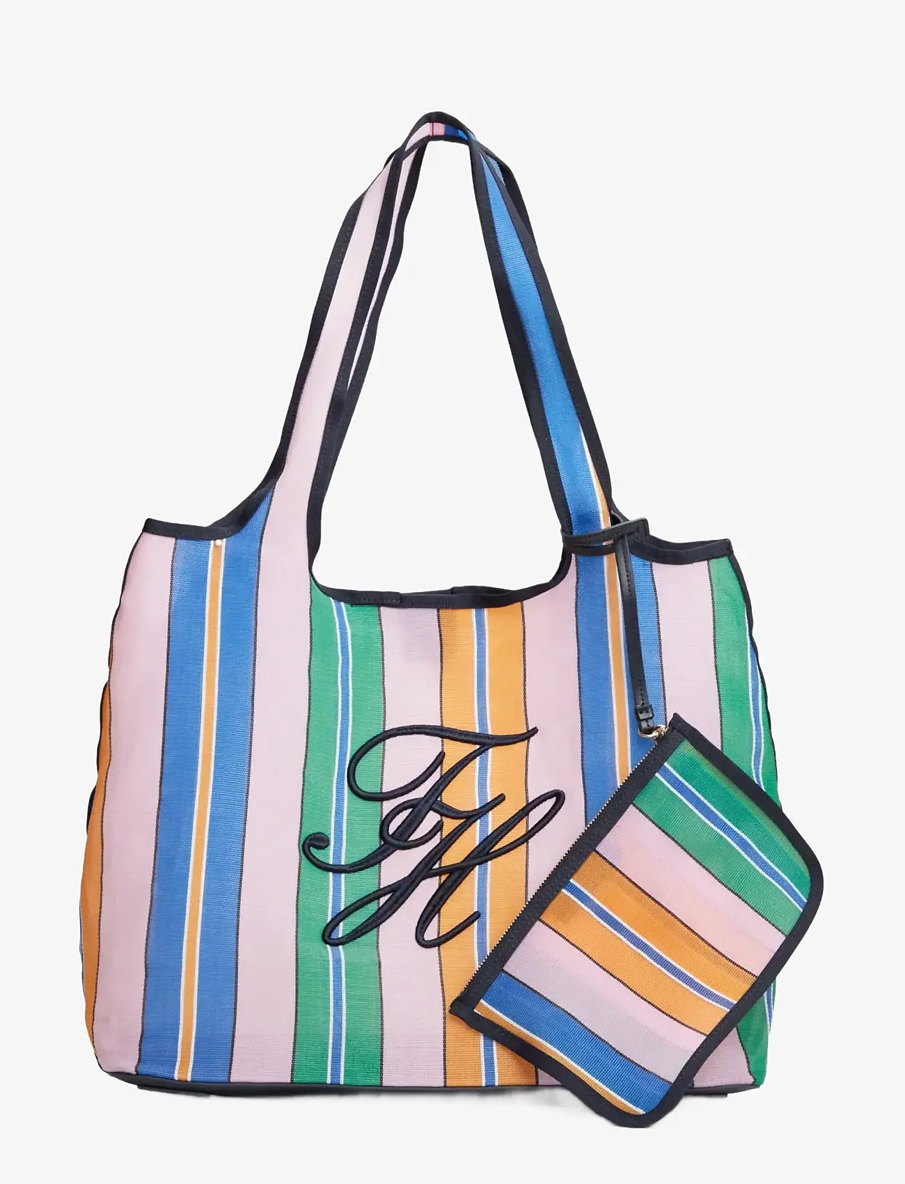 Tommy Hilfiger - TH SUMMER TOTE MESH - strandtasker - pink multi - 1