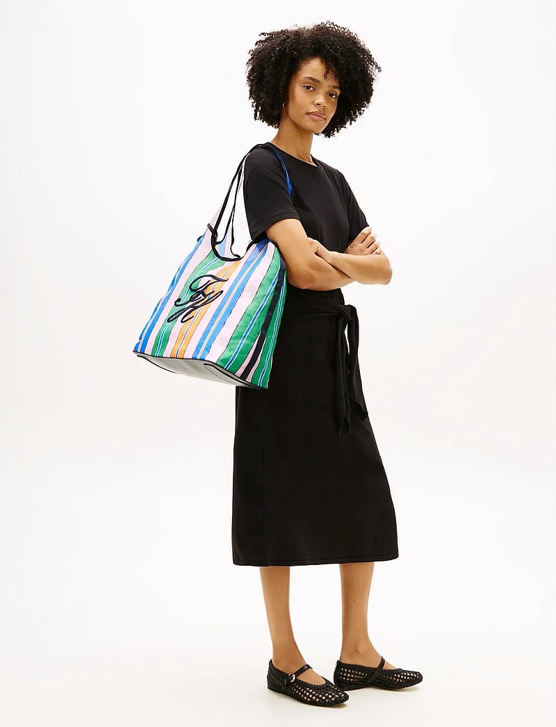 Tommy Hilfiger - TH SUMMER TOTE MESH - sacs de plage - pink multi - 0