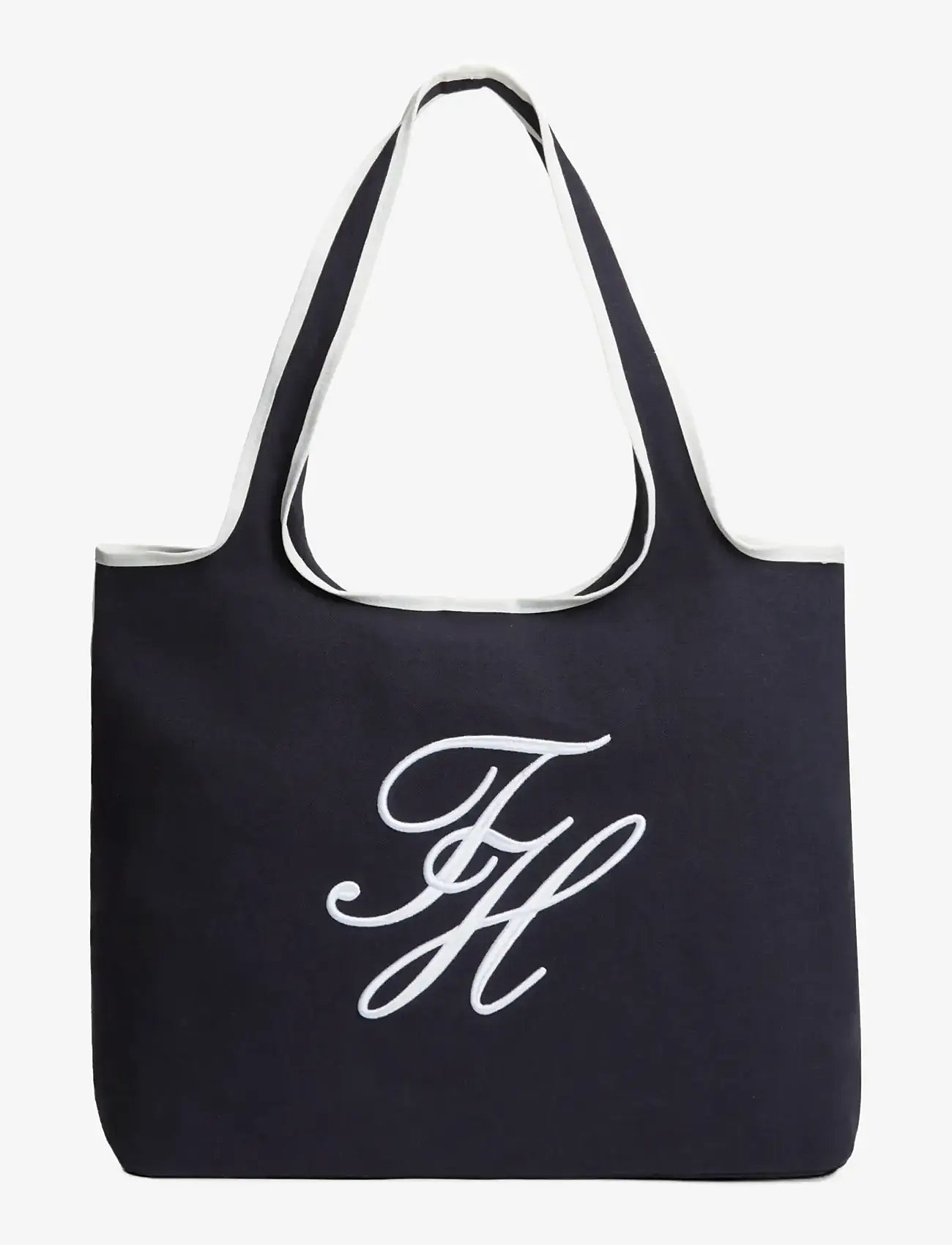 Tommy Hilfiger - TH SUMMER TOTE CANVAS - tote bags - space blue canvas - 1