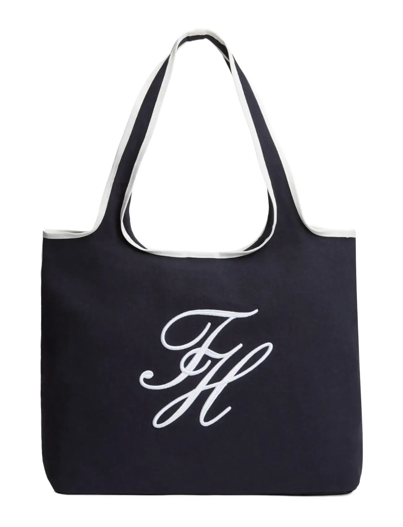 Tommy Hilfiger TH SUMMER TOTE CANVAS - Taschen - SPACE BLUE CANVAS / navy