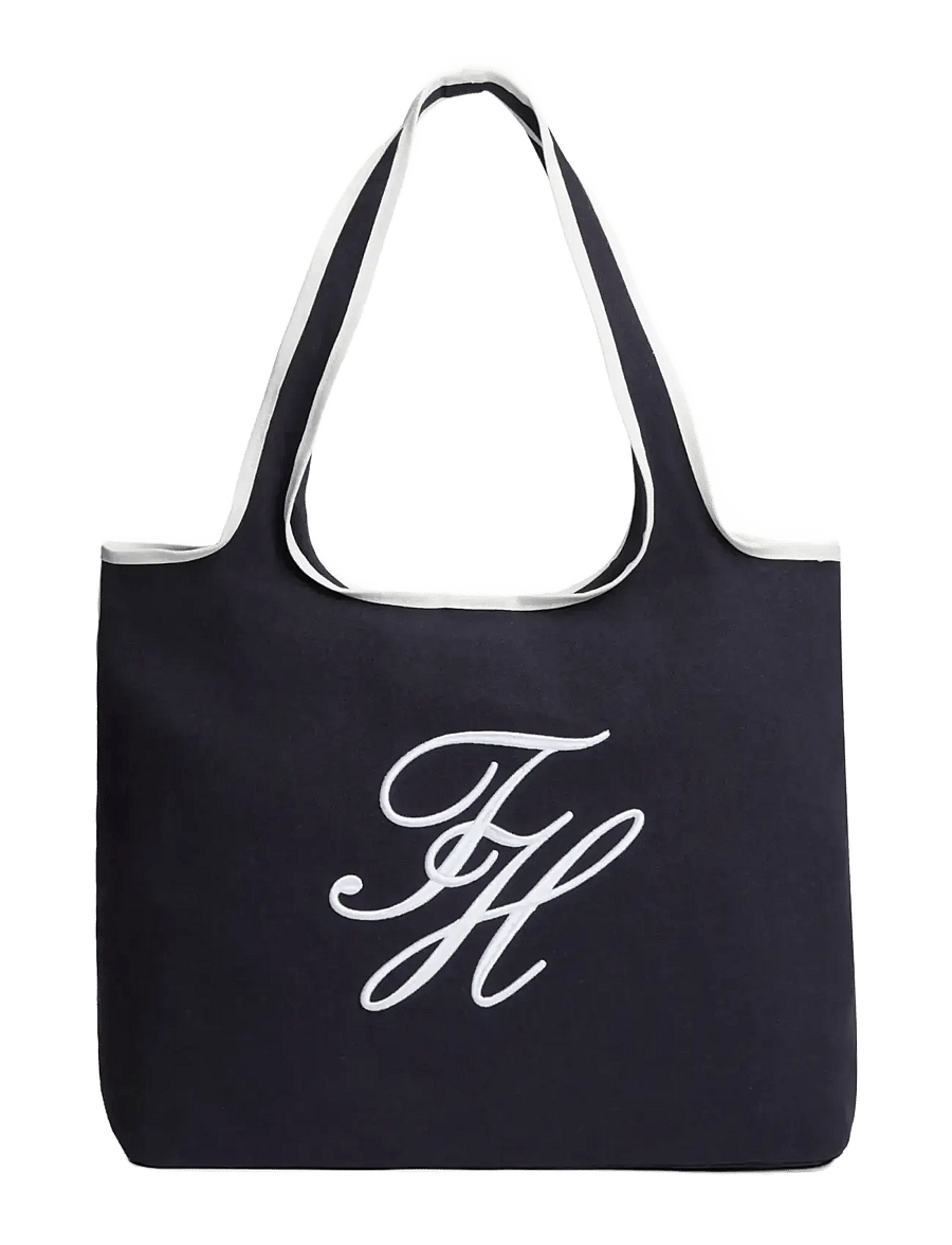 Tommy Hilfiger - TH SUMMER TOTE CANVAS - tote-stiilis kotid - space blue canvas - 1