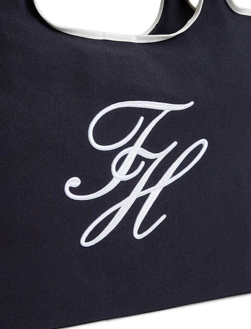 Tommy Hilfiger - TH SUMMER TOTE CANVAS - tote bags - space blue canvas - 3