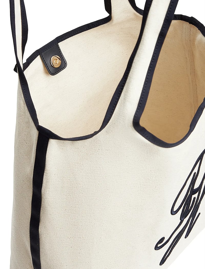Tommy Hilfiger - TH SUMMER TOTE CANVAS - tote bags - white canvas - 4