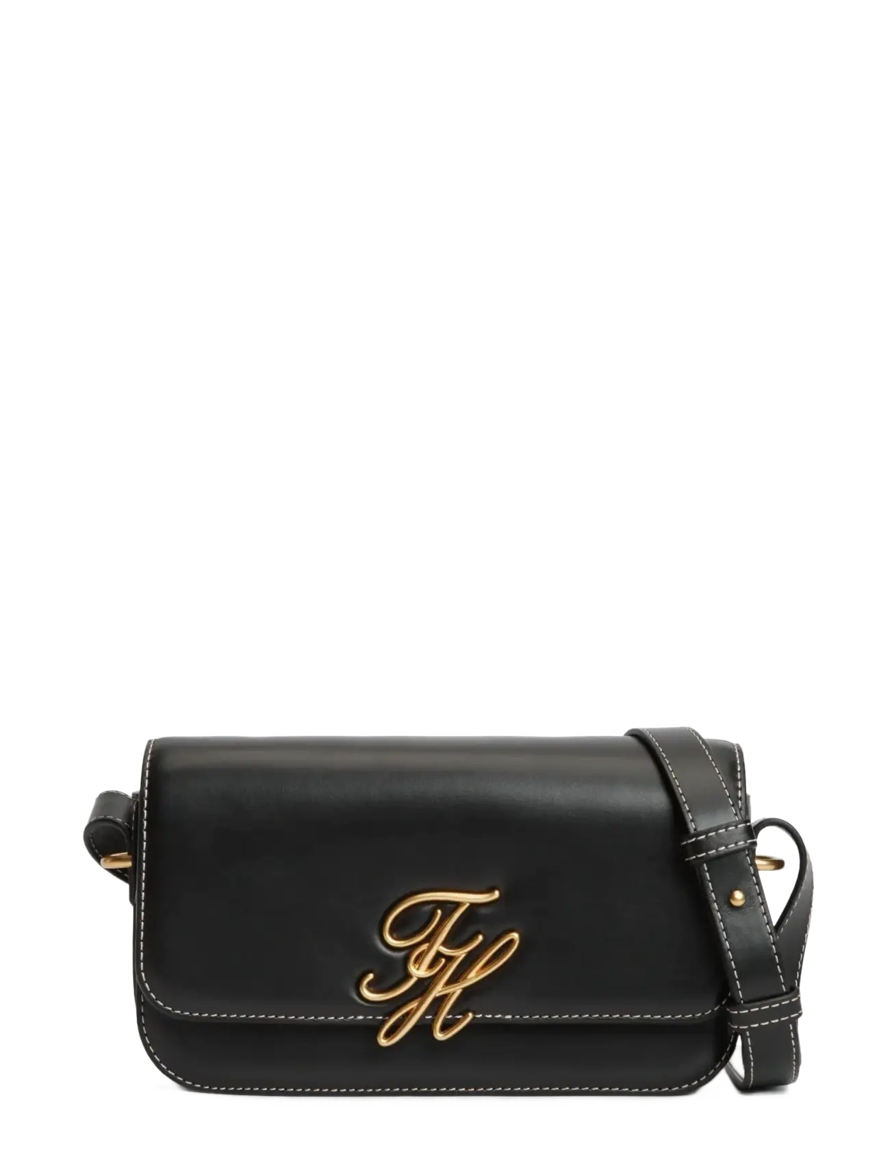 TH SCRIPT FLAP CROSSOVER - BLACK