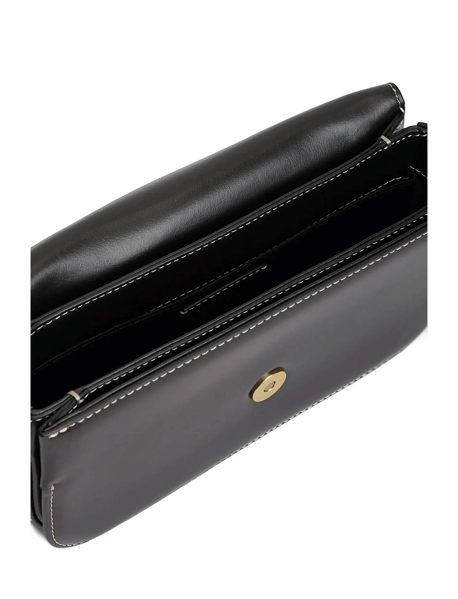 Tommy Hilfiger - TH SCRIPT FLAP CROSSOVER - umhängetaschen - black - 3