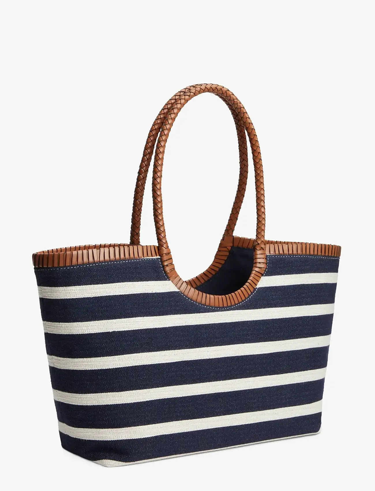 Tommy Hilfiger - TH ELEV SUMMER TOTE STRIPE - totes - stripe blue cognac - 2