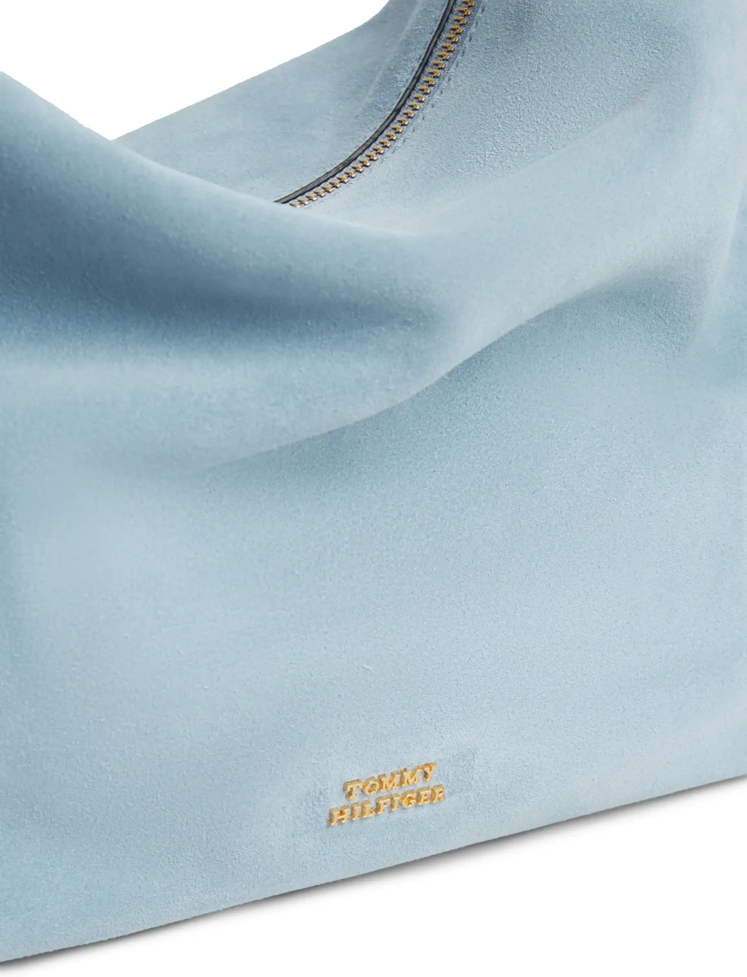 Tommy Hilfiger - TH STATEMENT LEATHER BAG SUEDE - håndtasker - well water - 4