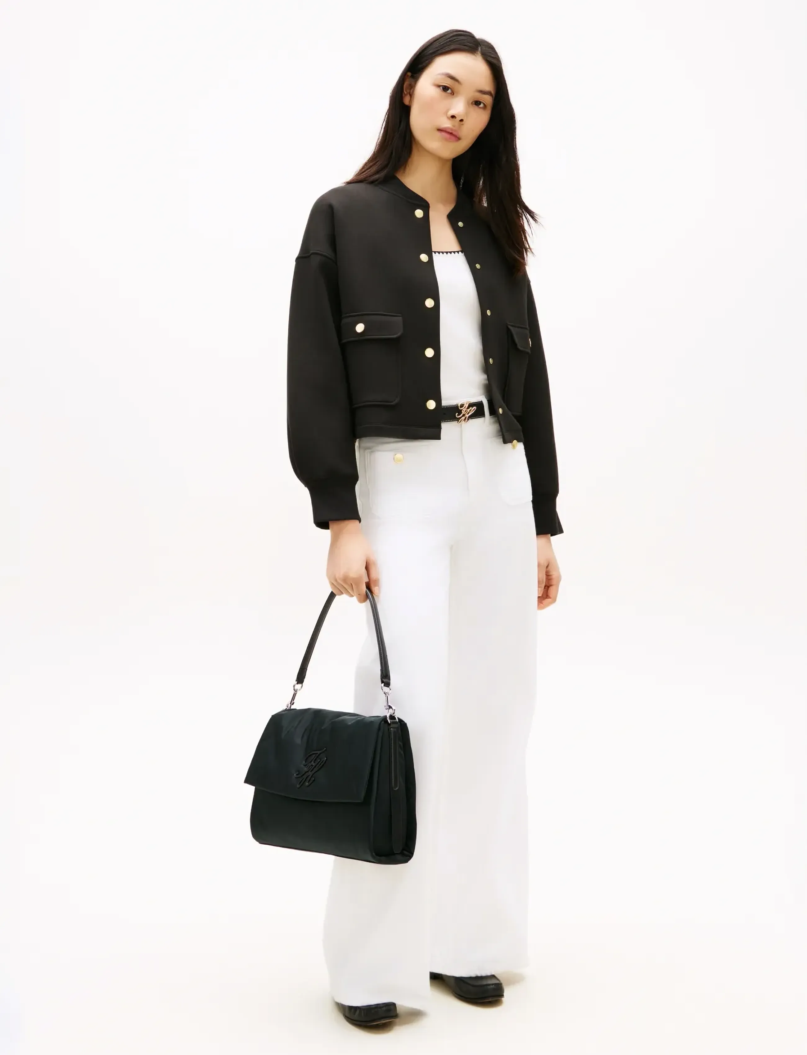 Th Elevated Nylon Shoulder Bag