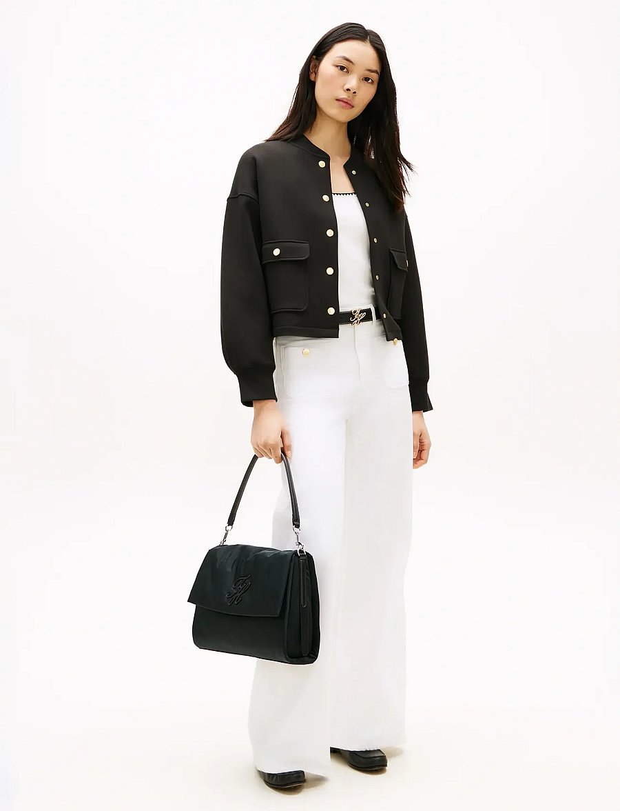 Tommy Hilfiger - TH ELEVATED NYLON SHOULDER BAG - black - 0
