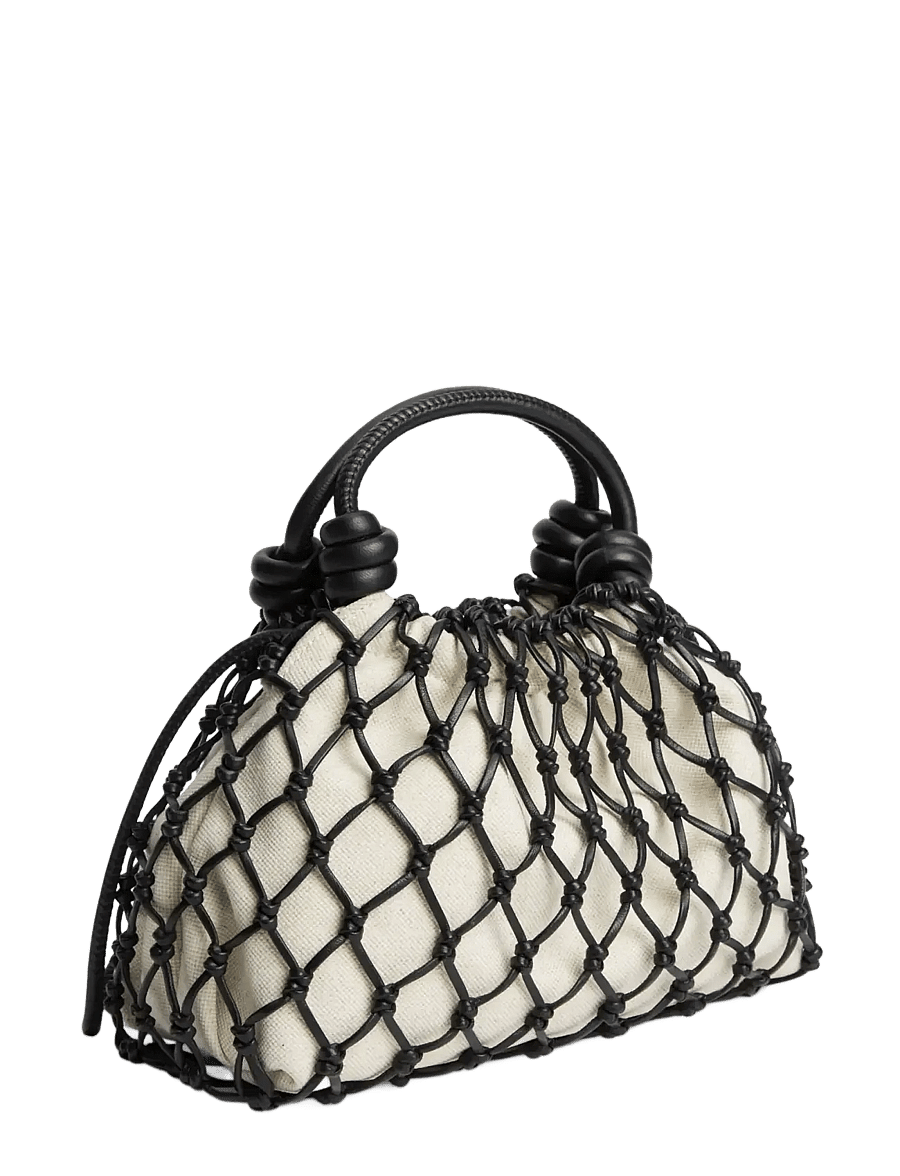 Tommy Hilfiger - TH SOFT L MED CROSSOVER MACRAME - beuteltaschen - black - 2