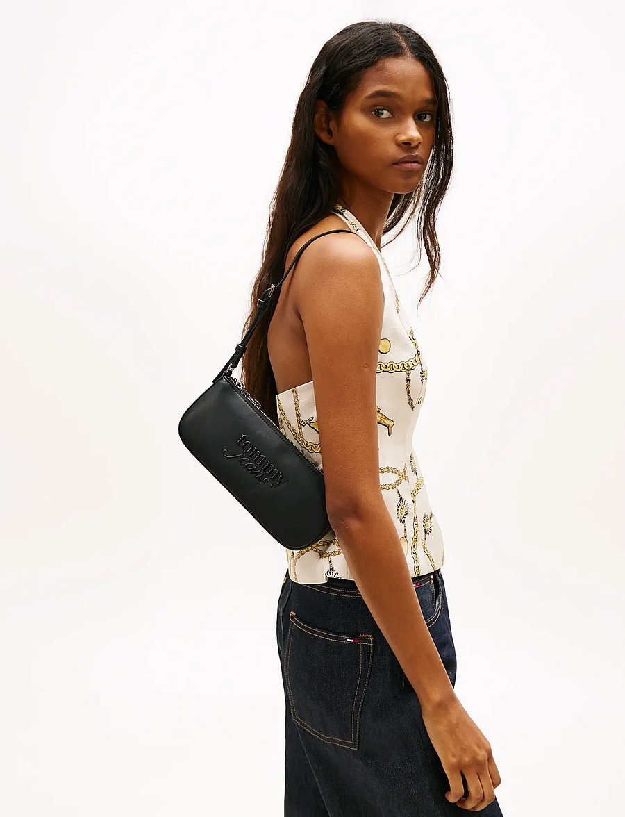 Tommy Hilfiger - TJW MUST SHOULDER BAG - skuldertasker - black - 0