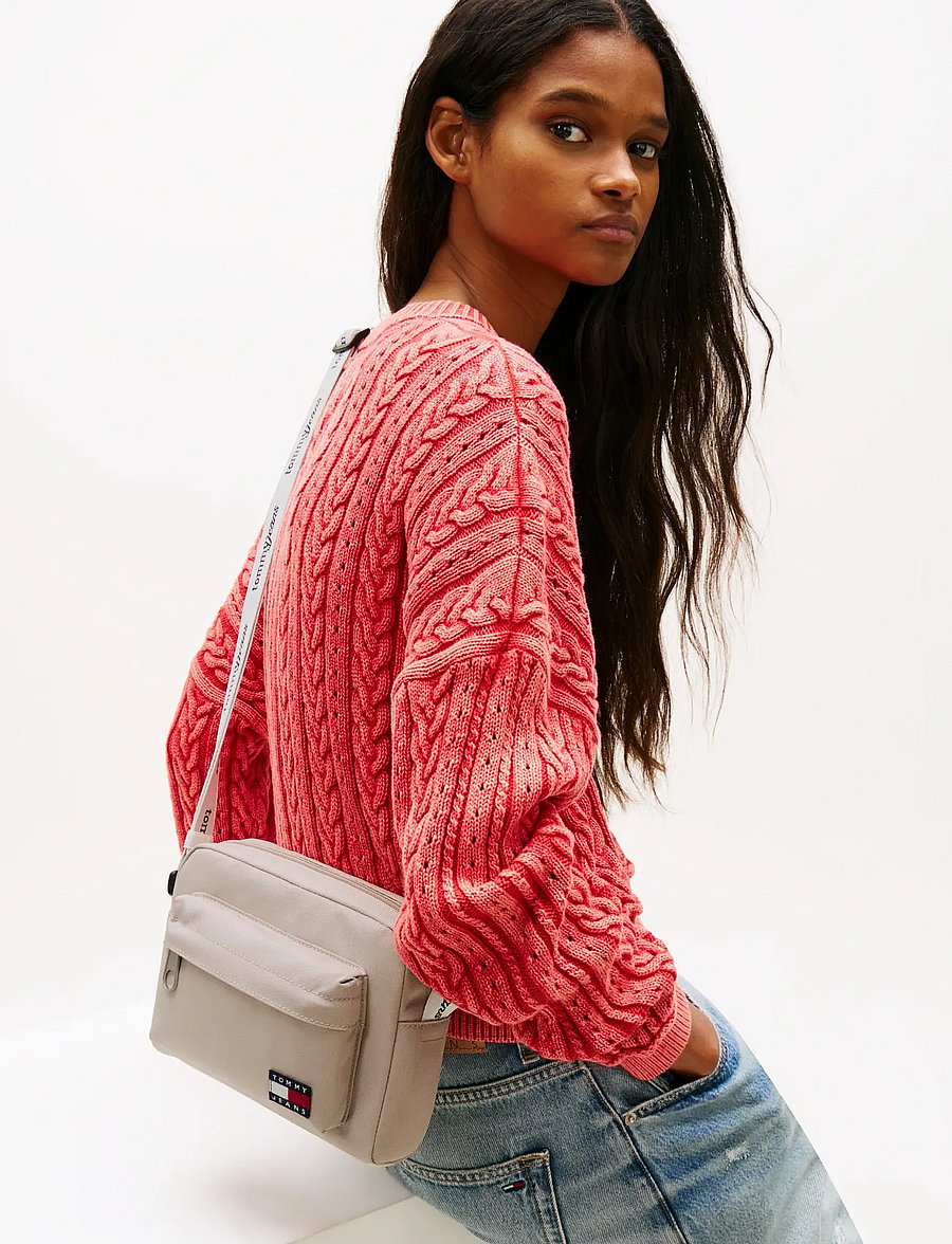 Tommy Hilfiger - TJW ESS DAILY CROSSOVER - crossbody bags - stone - 0