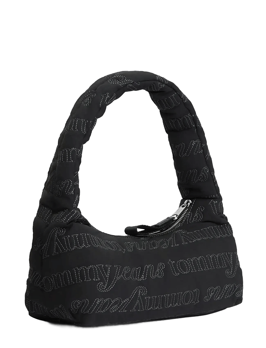 Tommy Hilfiger - TJW ICON AOP SHOULDER BAG - alltags-style - black - 2