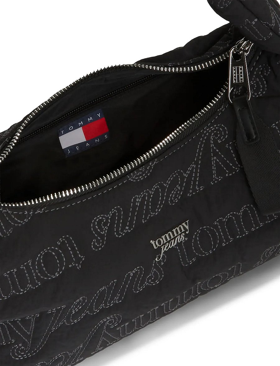 Tommy Hilfiger - TJW ICON AOP SHOULDER BAG - alltags-style - black - 4