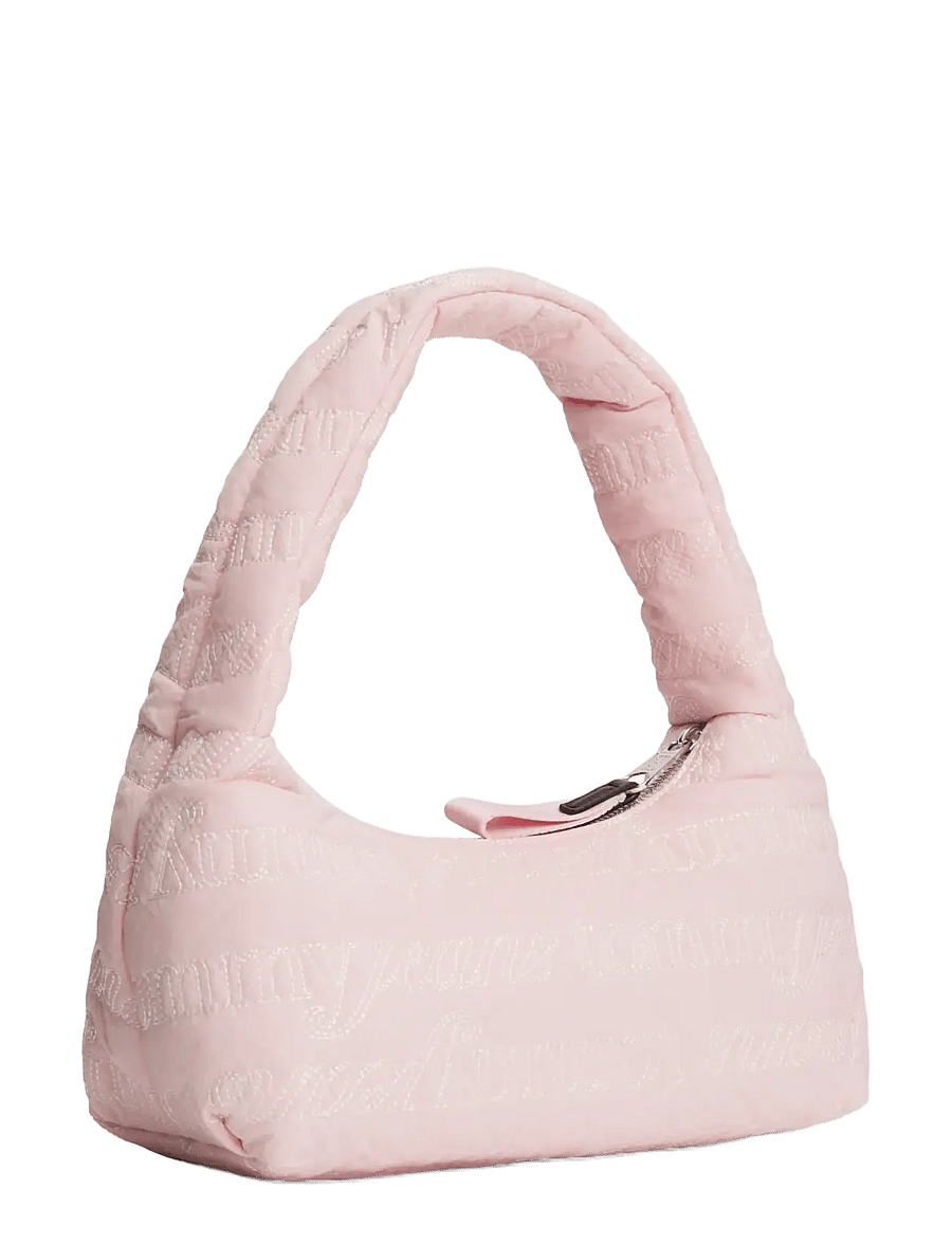 Tommy Hilfiger - TJW ICON AOP SHOULDER BAG - skuldertasker - pearl dust rose - 2
