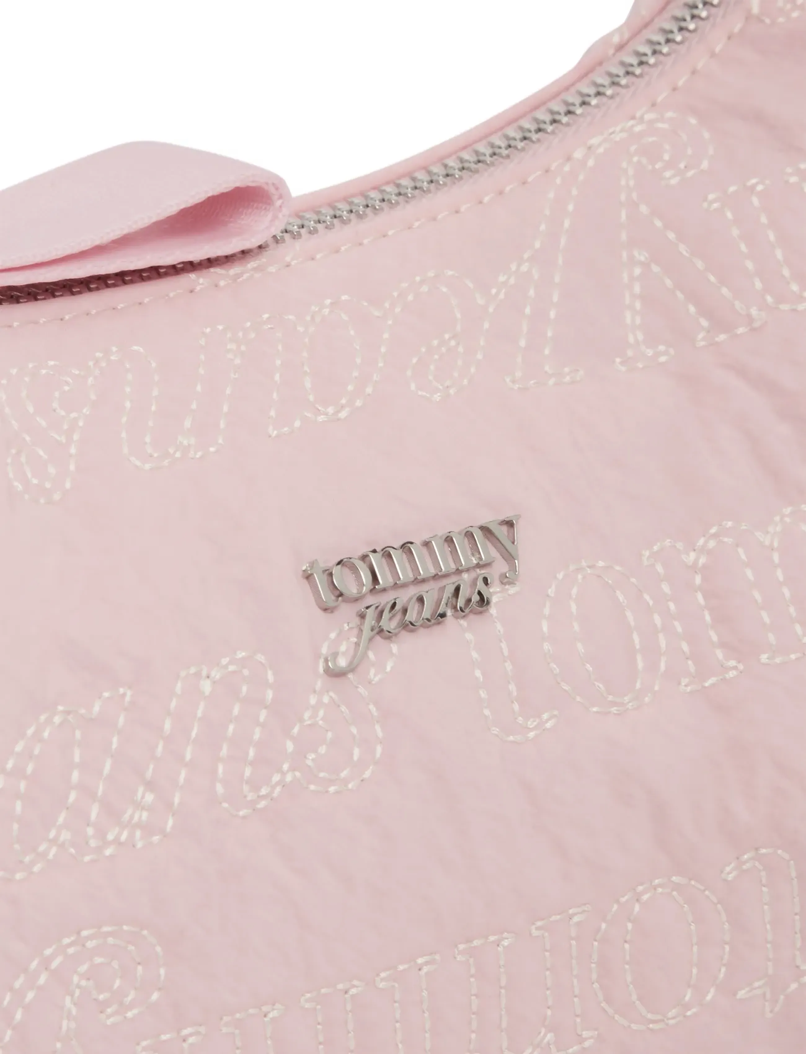Tommy Hilfiger - TJW ICON AOP SHOULDER BAG - skuldertasker - pearl dust rose - 3