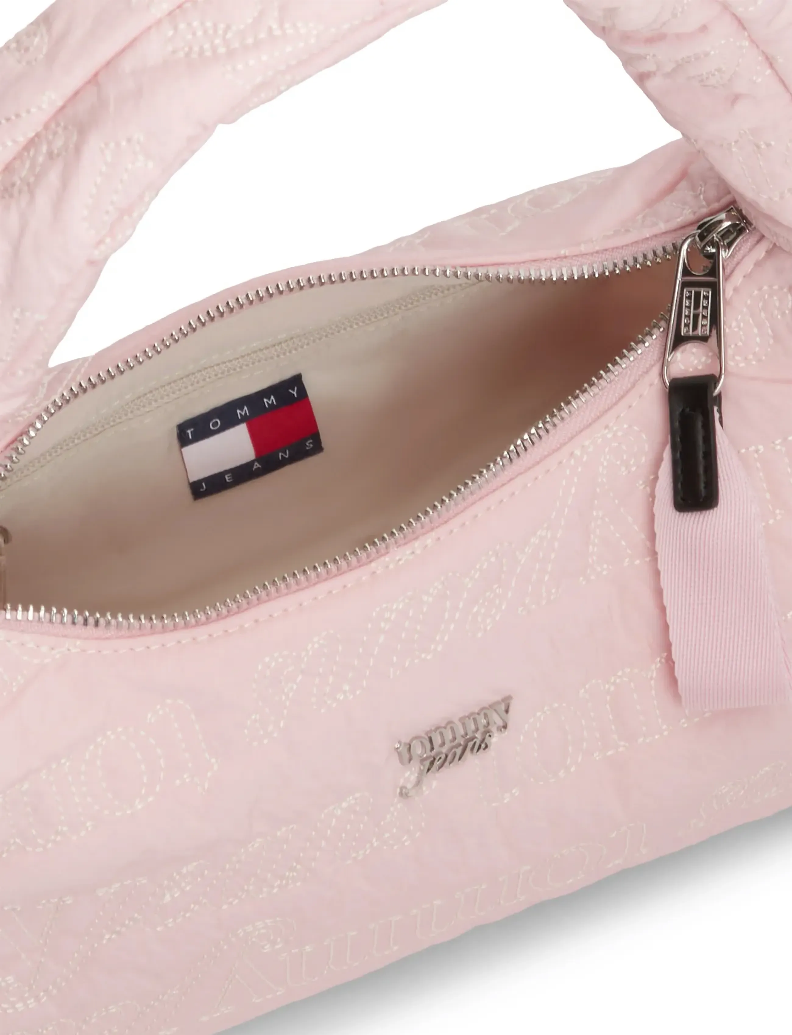 Tommy Hilfiger - TJW ICON AOP SHOULDER BAG - skuldertasker - pearl dust rose - 4