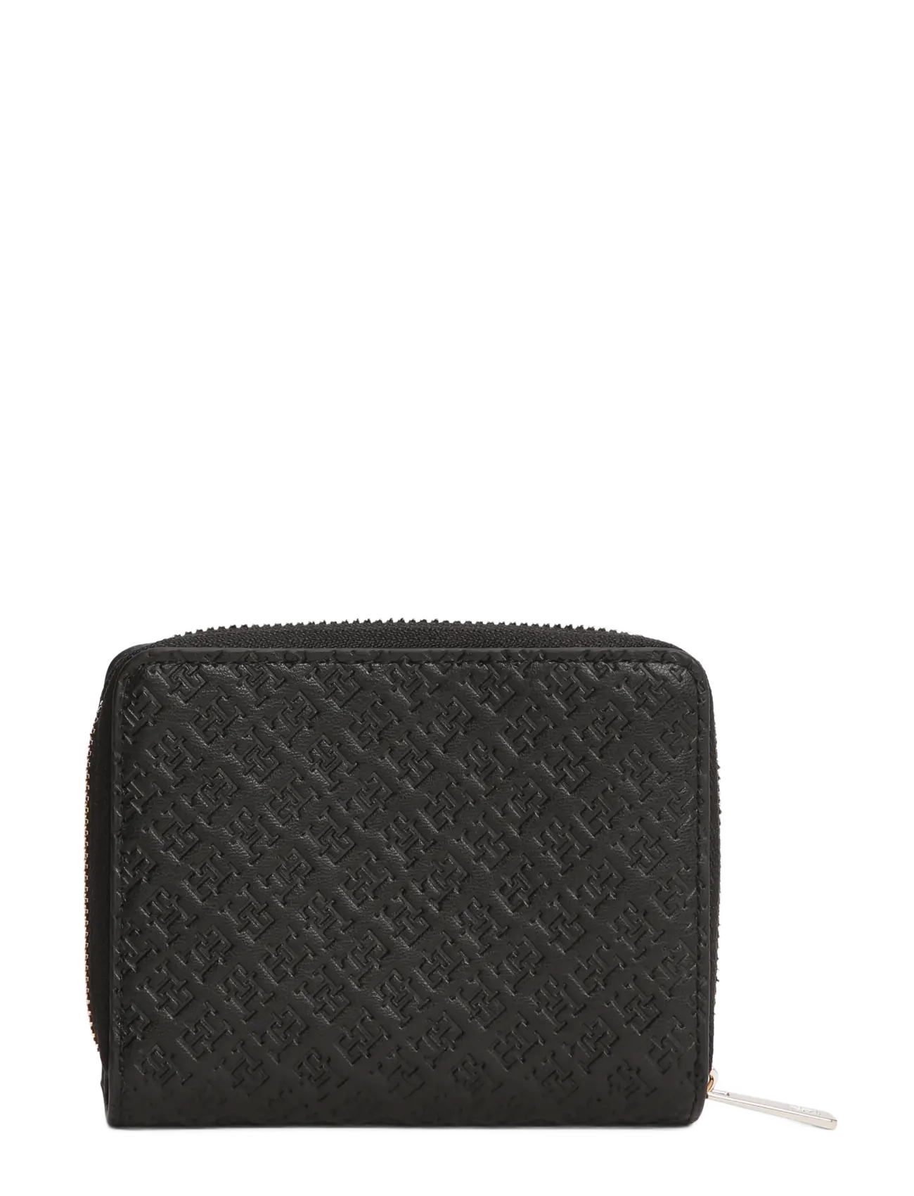 Tommy Hilfiger - TH ICON MED ZA W/FLAP MONO - punge - black - 1