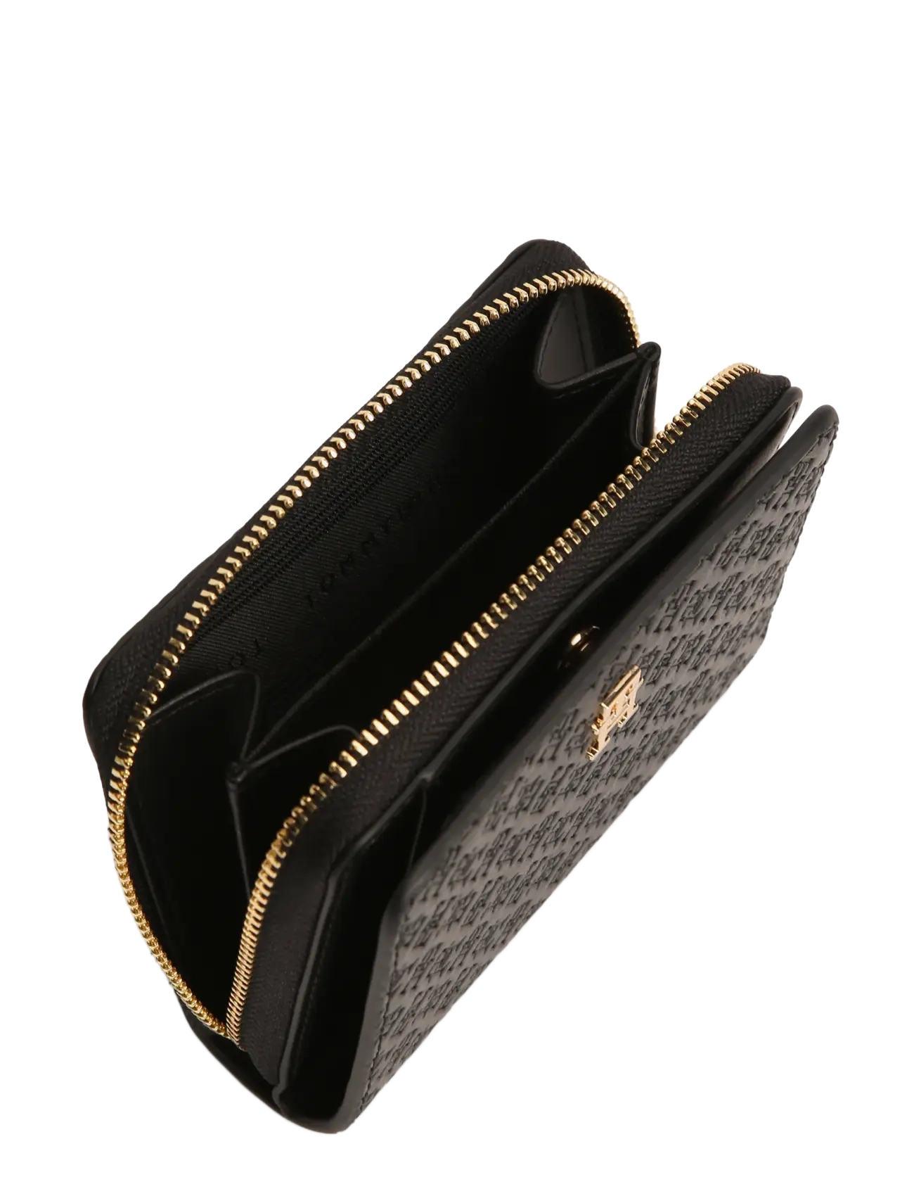 Tommy Hilfiger - TH ICON MED ZA W/FLAP MONO - punge - black - 2