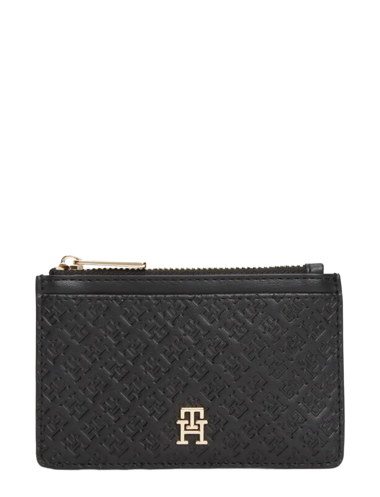 Tommy Hilfiger Th Icon Long Cc Holder Mono, One Size, Card Holders & Wallets, Schwarz - Holder, Frauen