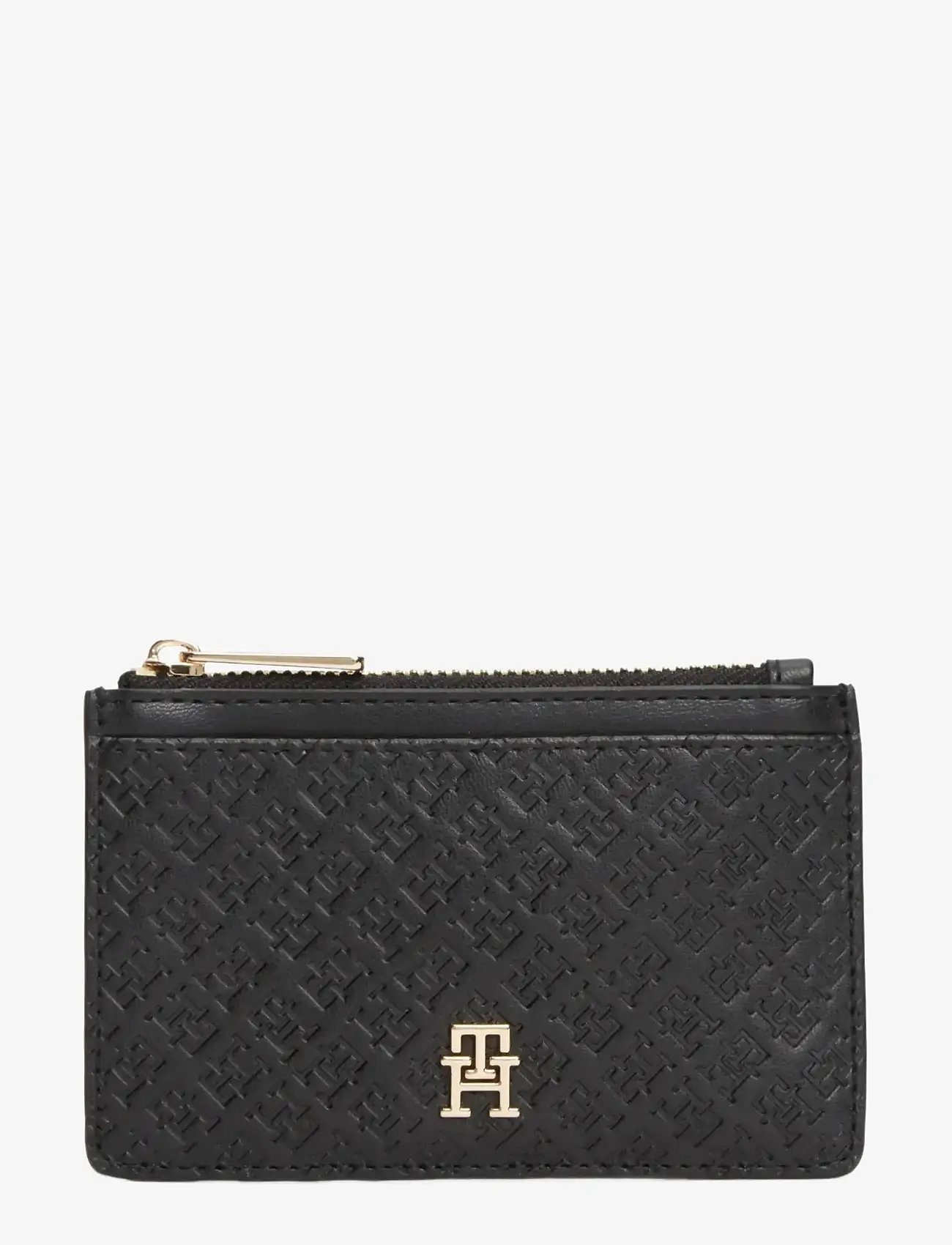 Tommy Hilfiger - TH ICON LONG CC HOLDER MONO - plånböcker - black - 0