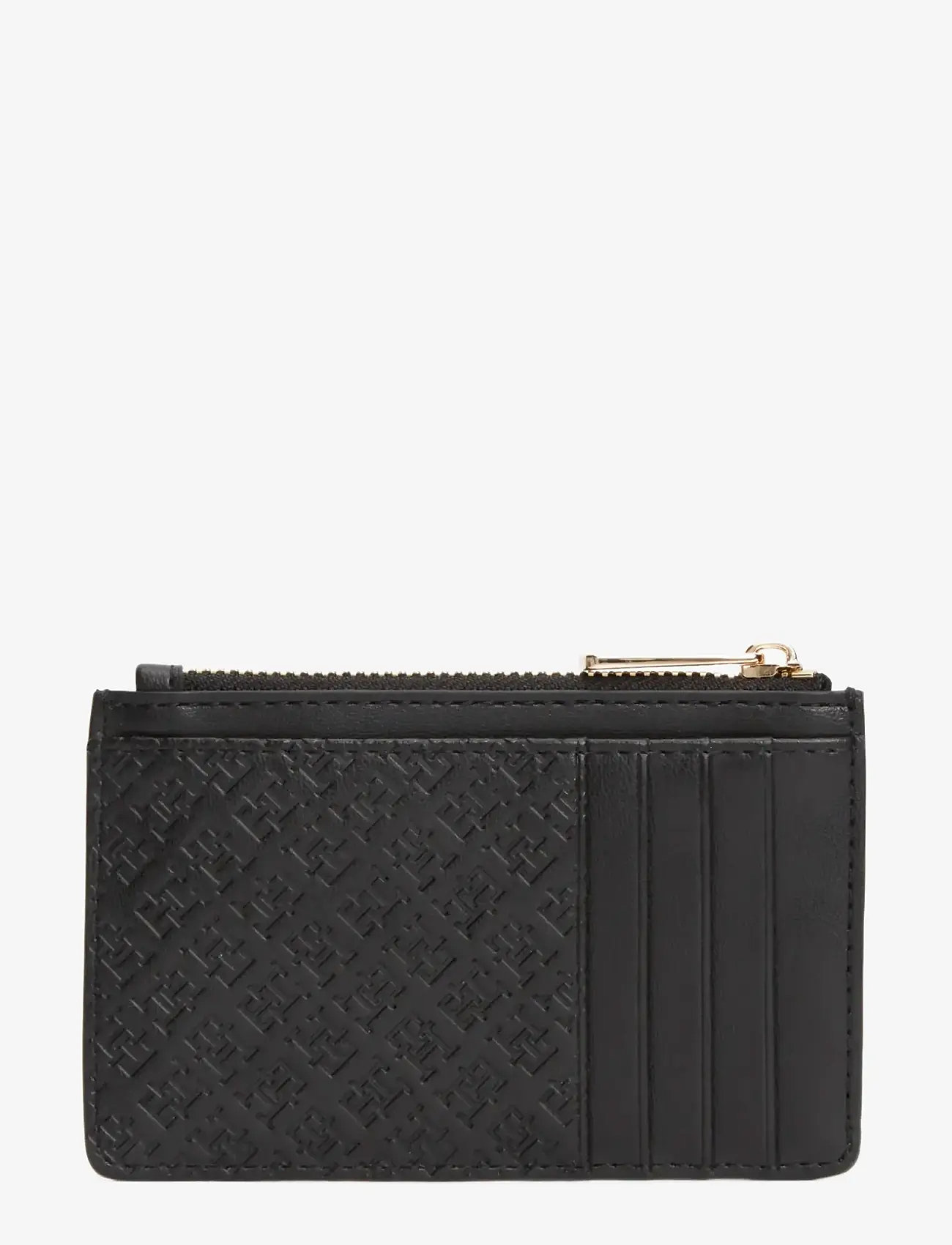Tommy Hilfiger - TH ICON LONG CC HOLDER MONO - plånböcker - black - 1